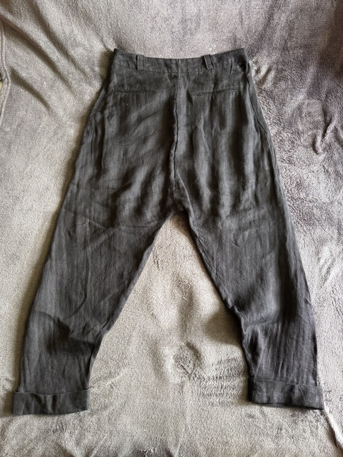 Haider Ackermann HAIDER Ackerman Rare 100% linen asimetrics pants Size US 36 / EU 52 - 16 Thumbnail