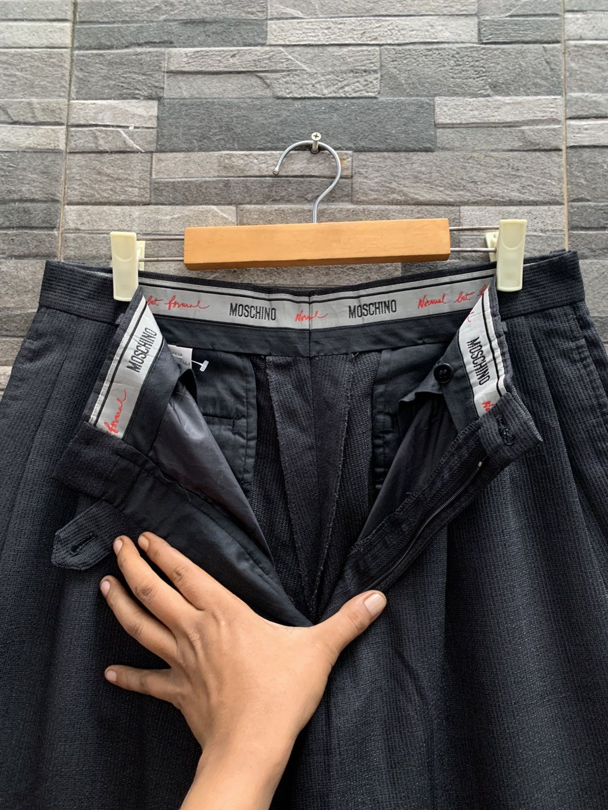 Moschino Vintage Moschino Normal but Formal Pants Size US 32 / EU 48 - 6 Thumbnail
