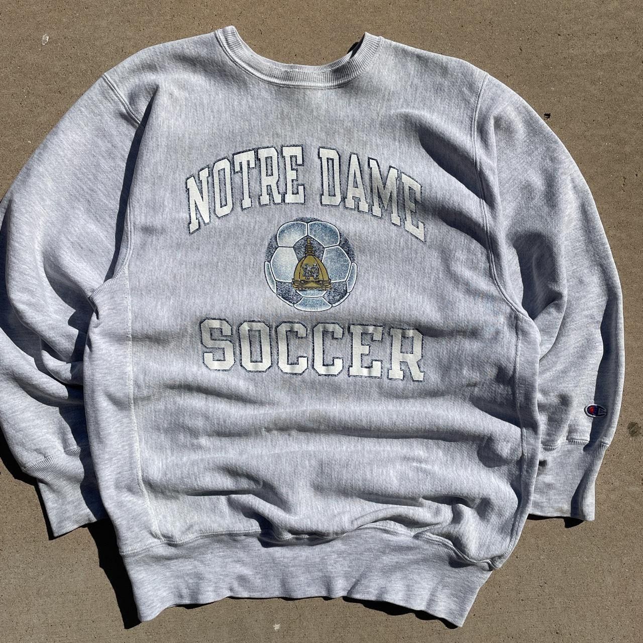 Champion × Vintage Vintage 90s Notre Dame Reverse Weave Size US XXL / EU 58 / 5 - 2 Thumbnail