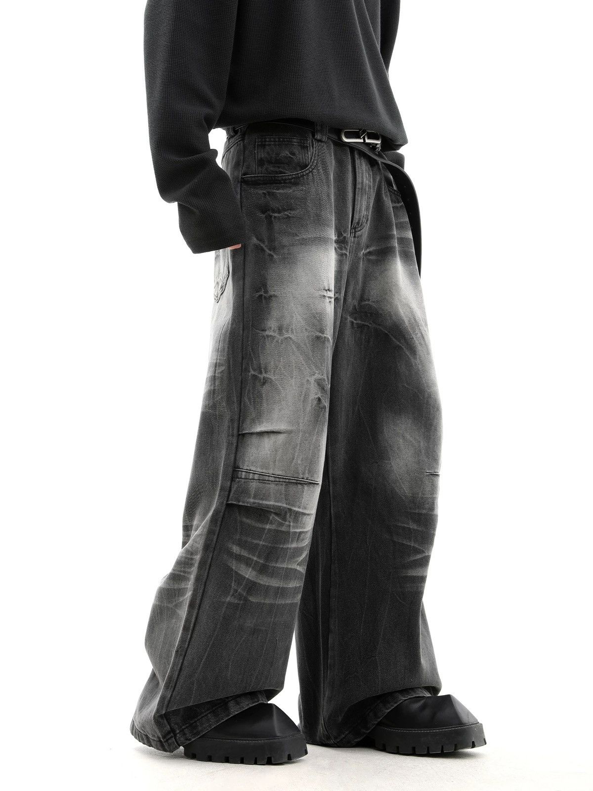 Japanese Brand × Vintage Retro punk pants Size US 31 - 1 Thumbnail