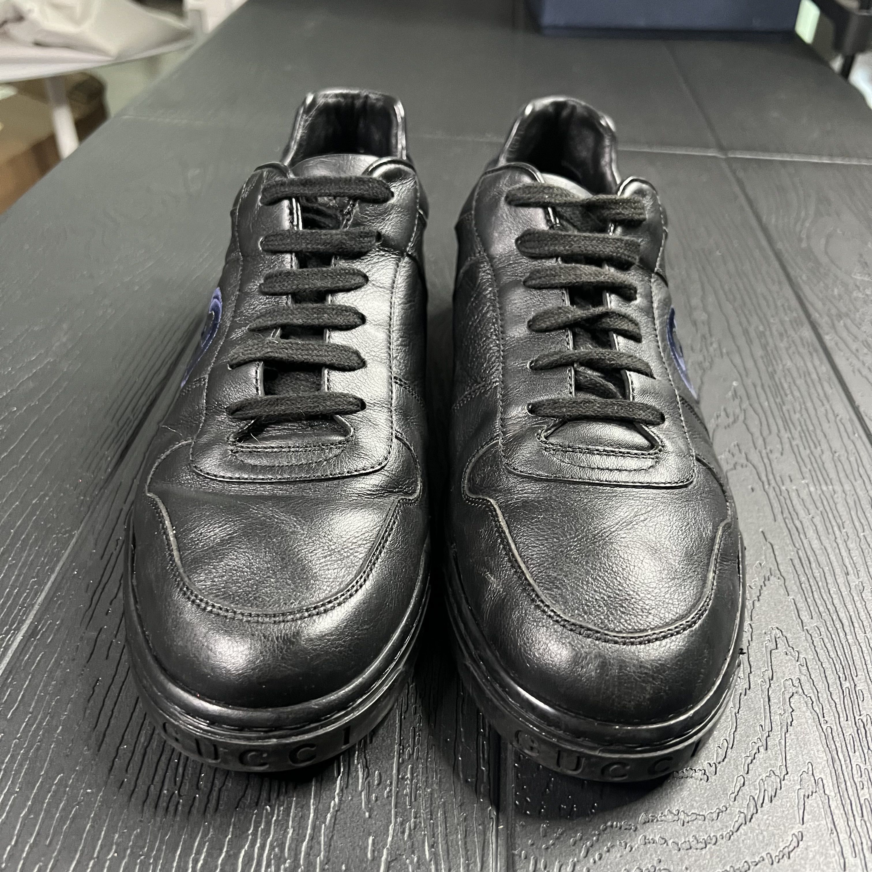 Gucci Gucci Interlocking G Low Top Sneaker Black Size US 9 / EU 42 - 10 Thumbnail