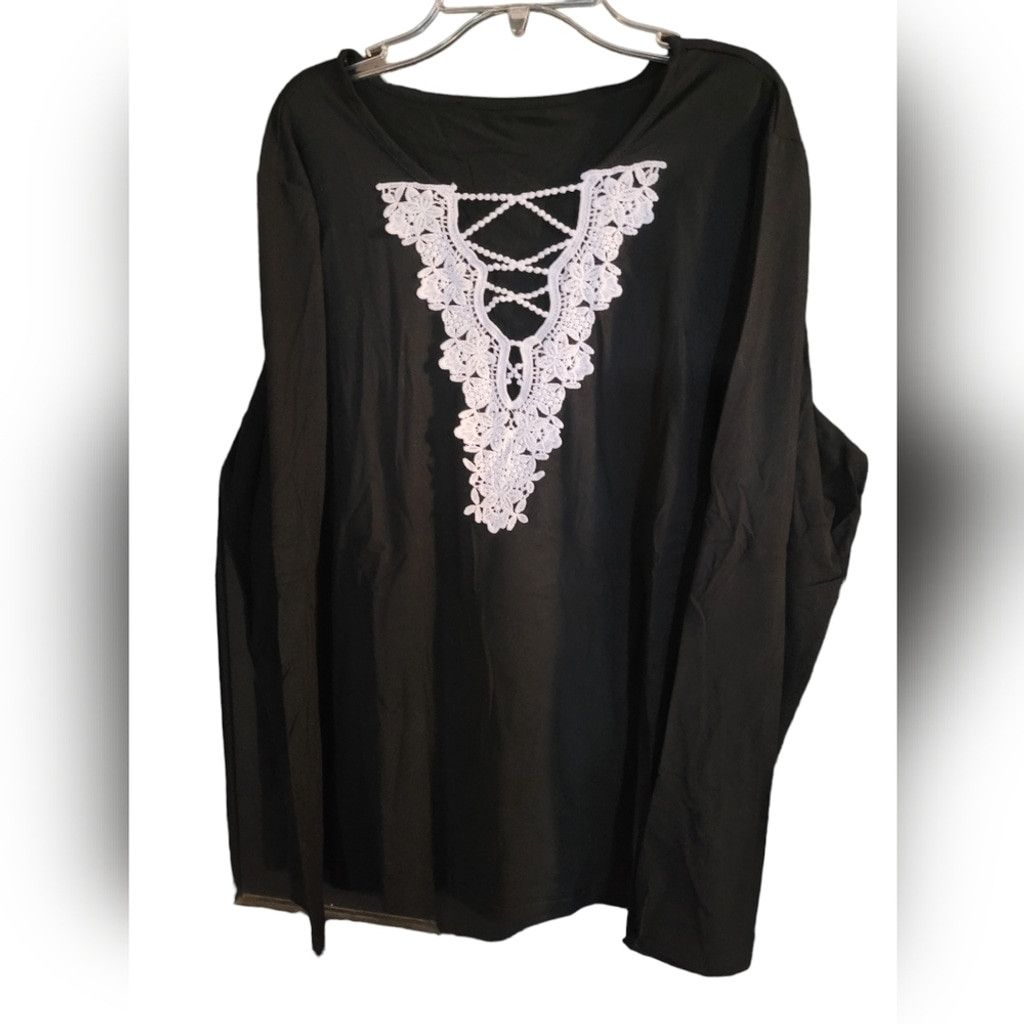 E. Marinella Eligante gray top with lace, size xl, nwot Size XL / US 12-14 / IT 48-50 - 1 Thumbnail