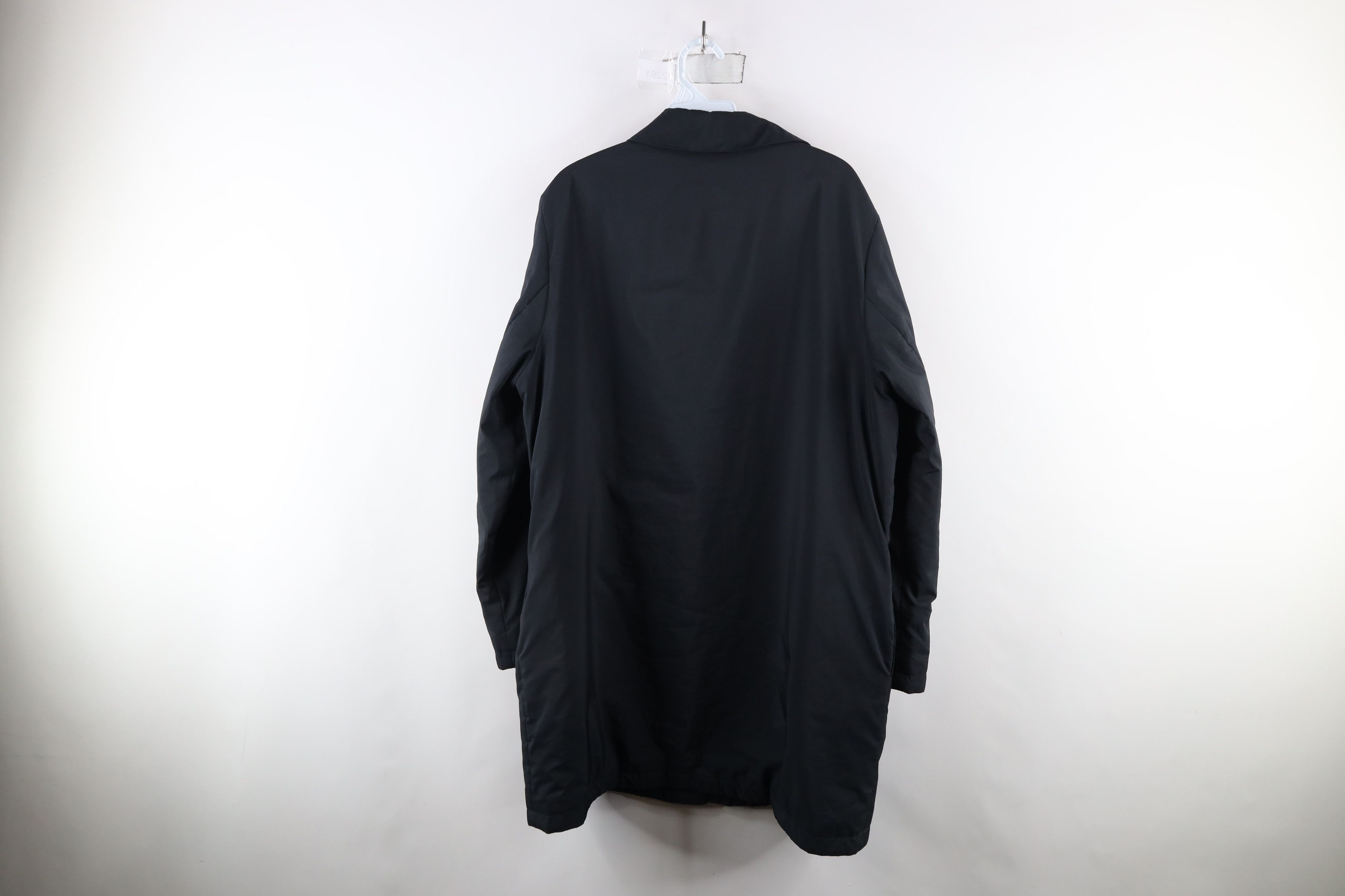 Gap × Vintage Vintage 90s Gap Full Length Micro Puffer Jacket Coat Black Size XL / US 12-14 / IT 48-50 - 9 Thumbnail