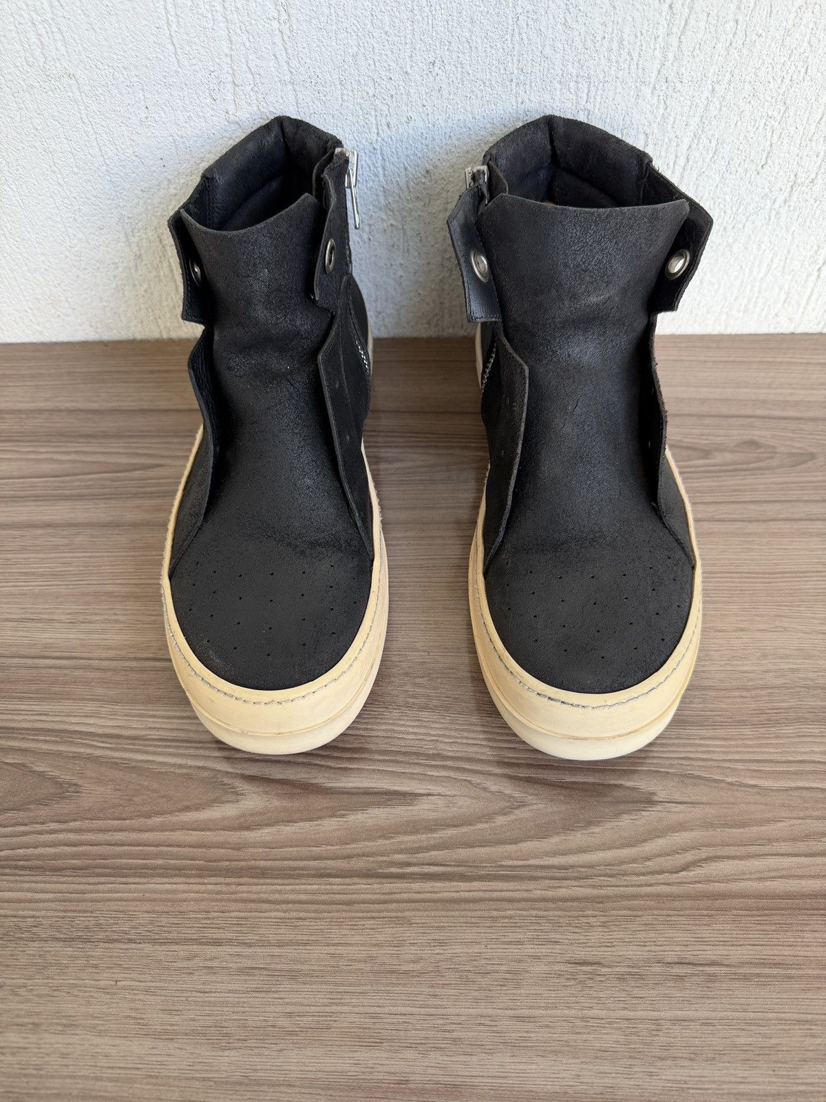 Rick Owens E15🕷️ Blistered leather island dunks Size US 10.5 / EU 43-44 - 5 Thumbnail