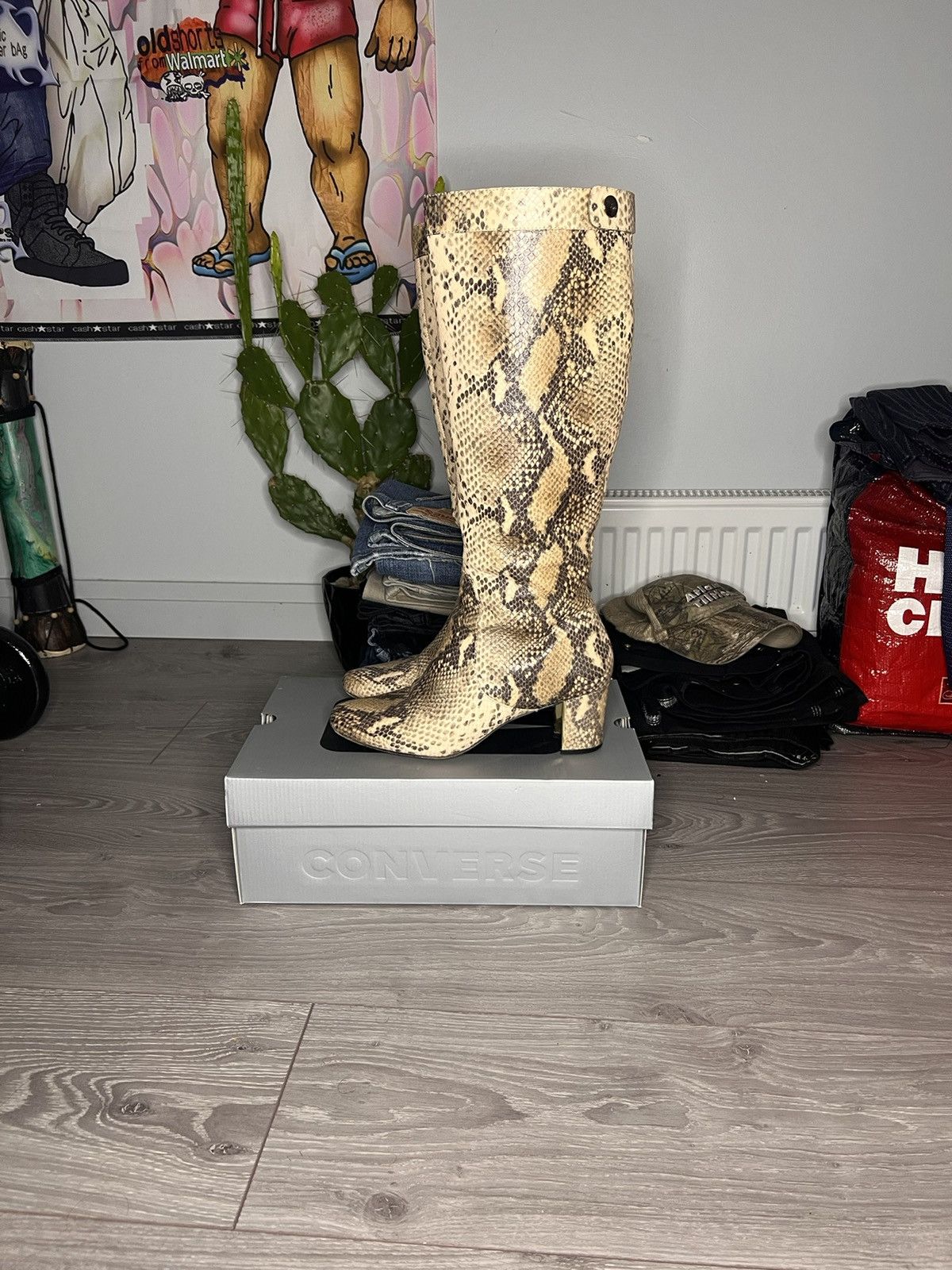 Vintage Vintage snake skin boots Size US 8.5 / IT 38.5 - 2 Thumbnail