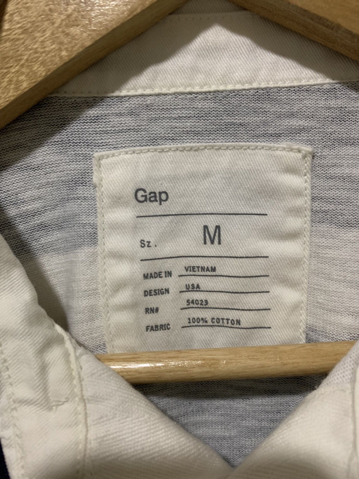 Gap Vintage Y2K Gap Polo Shirt Mens Striped Size US M / EU 48-50 / 2 - 8 Thumbnail