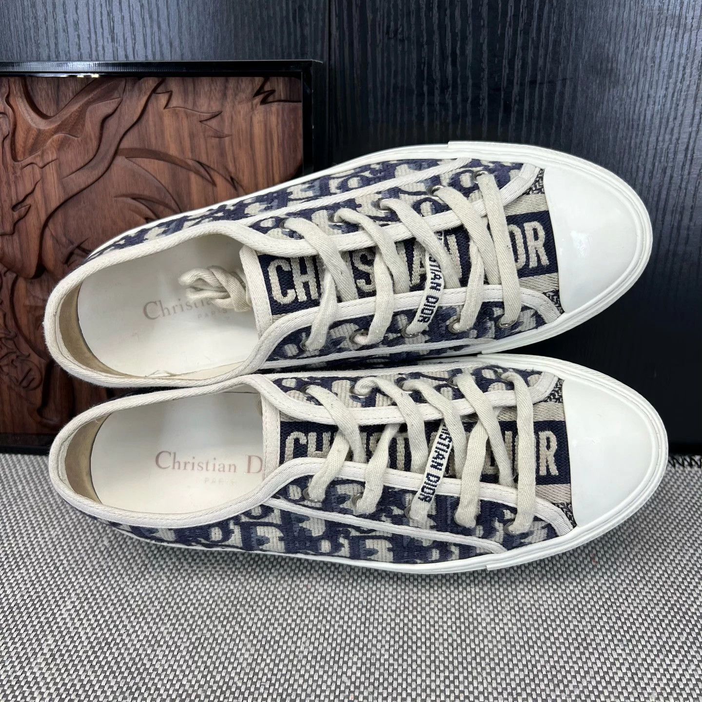 Dior DIOR WalknDior Oblique Print Sneakers Women 38.5 Size US 7.5 / IT 37.5 - 6 Thumbnail