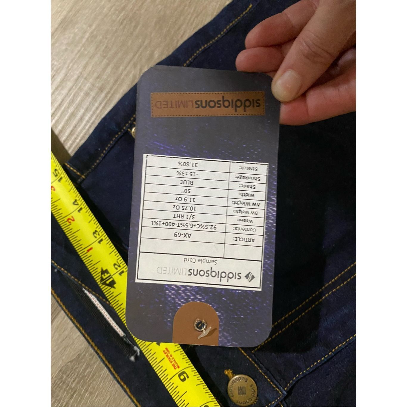 Other Siddiqsons Limited NWT Dark Blue Jeans, Straight Leg, Qualit Size 29" - 6 Thumbnail