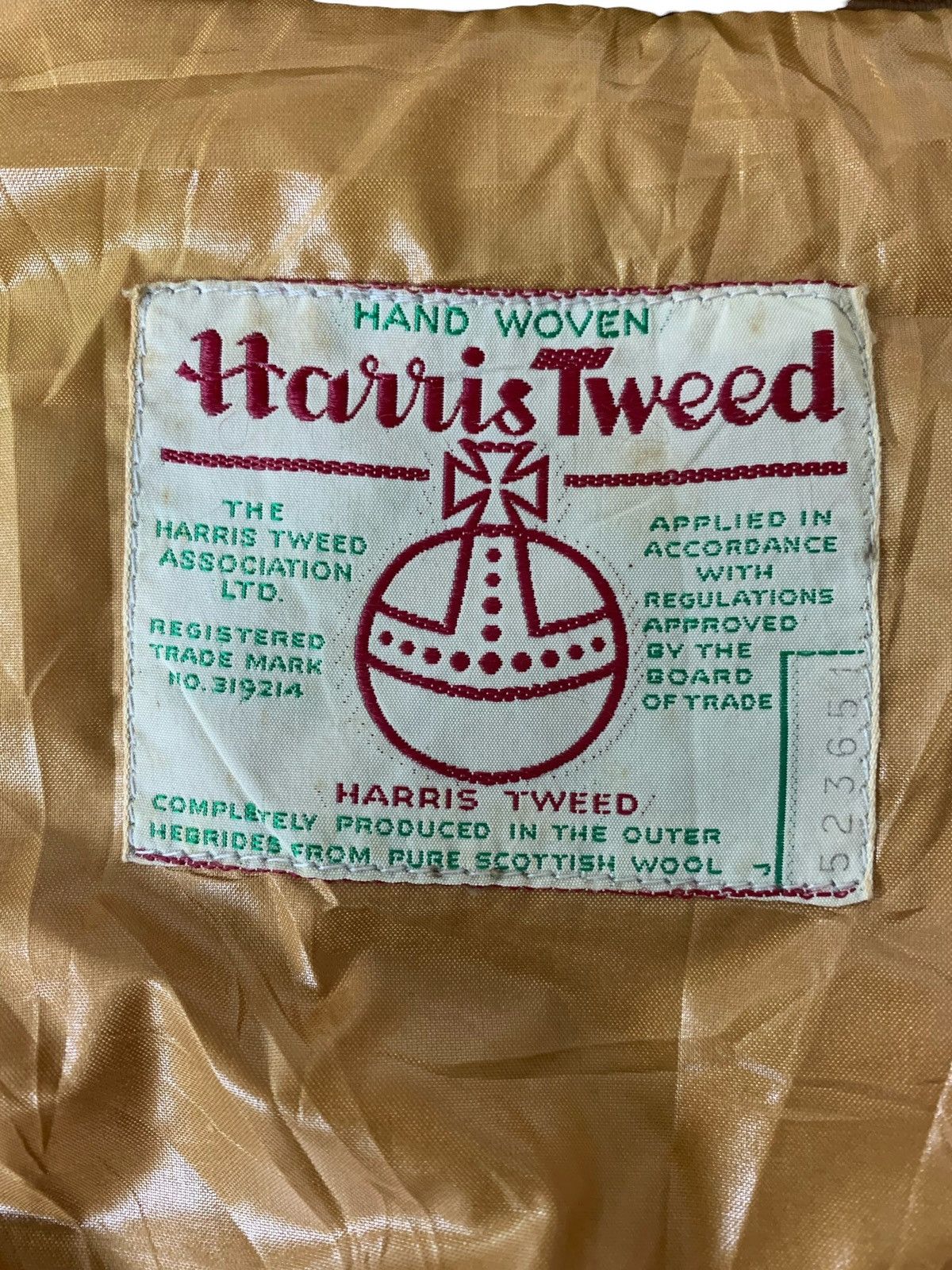 Designer × Harris Tweed Vintage Harris Tweed Designer Luxury Herringbone Vest Size US M / EU 48-50 / 2 - 6 Thumbnail
