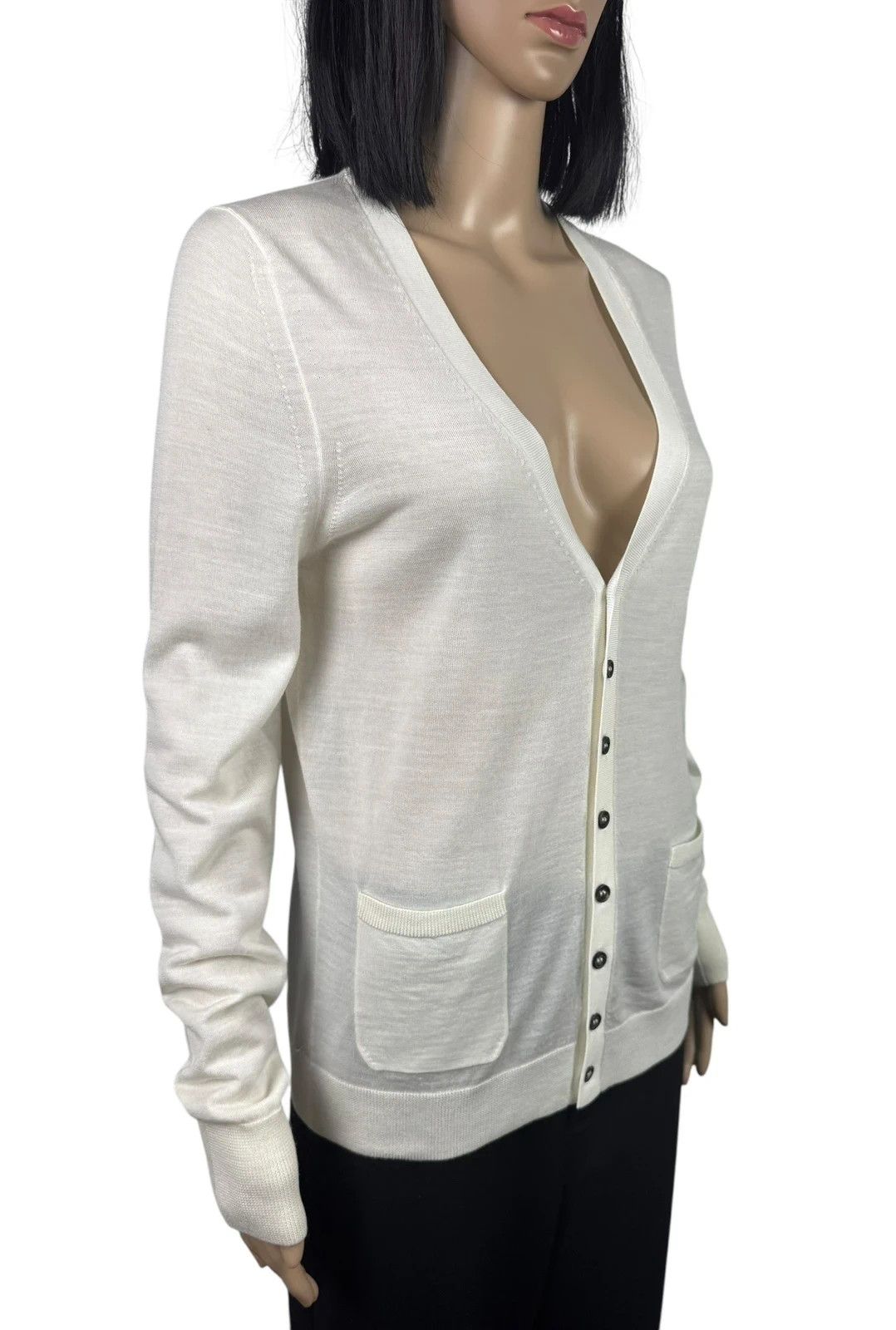 Other Jack Knitters Merino Wool Cardigan Size S / US 4 / IT 40 - 3 Thumbnail