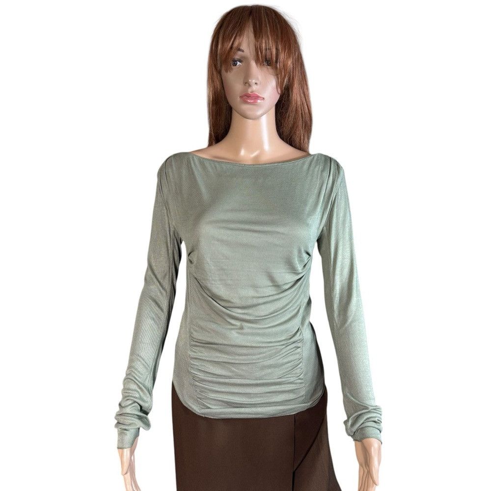Free People New Free People Intimately Night We Met Long Sleeve Olive T Size S / US 4 / IT 40 - 2 Thumbnail