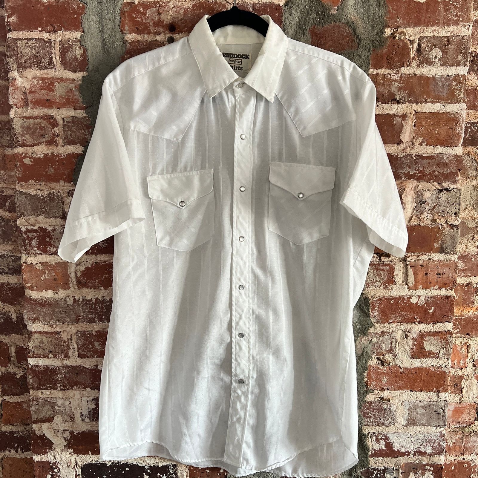Vintage VTG Ruddock Made in USA Western Pearl Snap Shirt L 23x31 Size US L / EU 52-54 / 3 - 4 Thumbnail