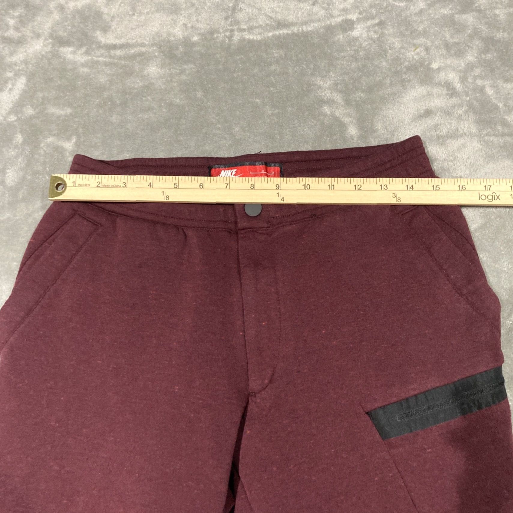 Nike NIKE SPORTSWEAR TECH FLEECE JOGGERS PANTS MENS LARGE MAROON 805218 681 Size US 33 - 4 Thumbnail