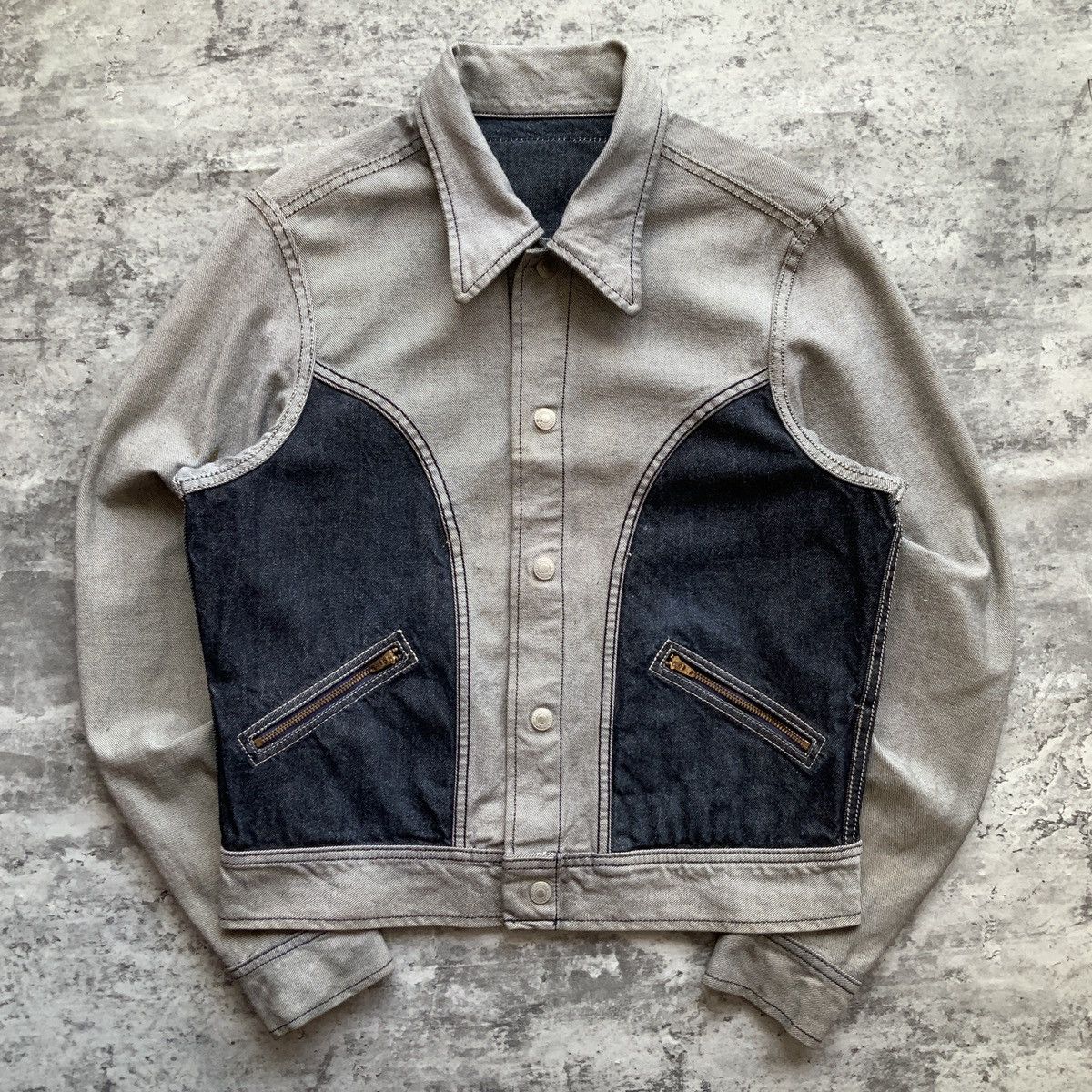 Evisu Evisu Paris Reversible Denim Jacket Size US M / EU 48-50 / 2 - 4 Thumbnail