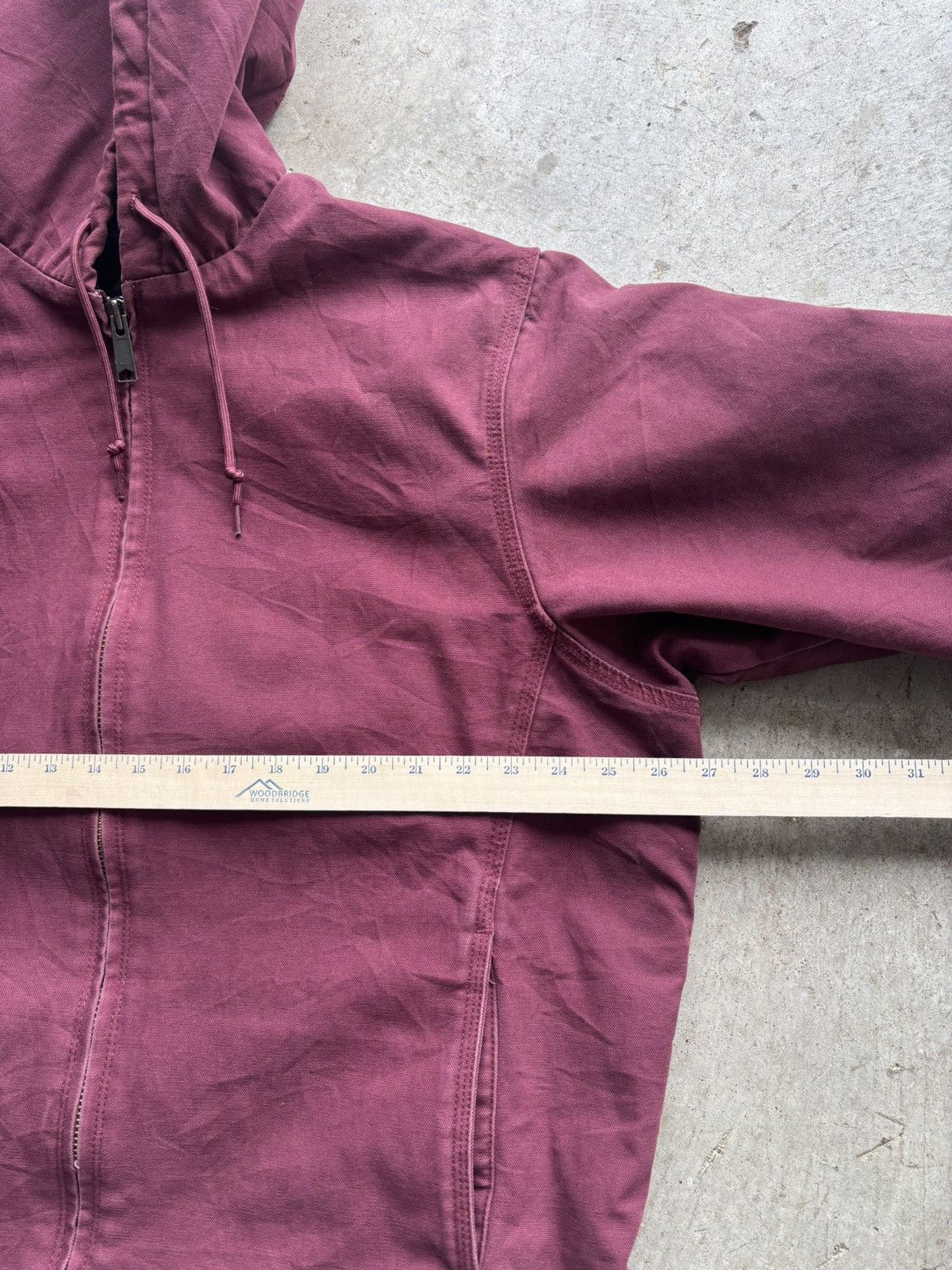 Carhartt Vintage Purple Fleece Work Jacket Size US XL / EU 56 / 4 - 5 Thumbnail