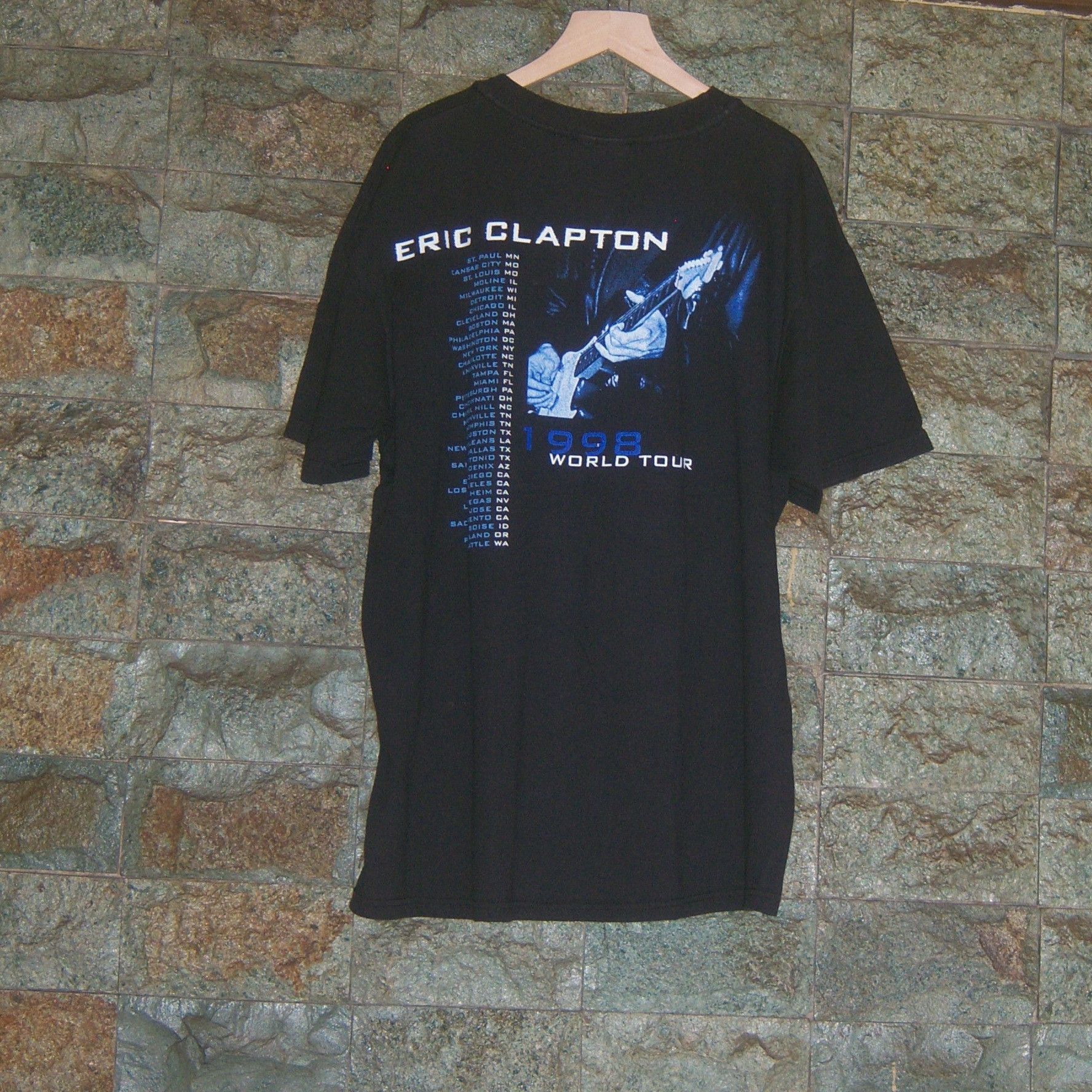 Band Tees × Vintage 1998 Eric Clapton World Tour Size US L / EU 52-54 / 3 - 8 Thumbnail