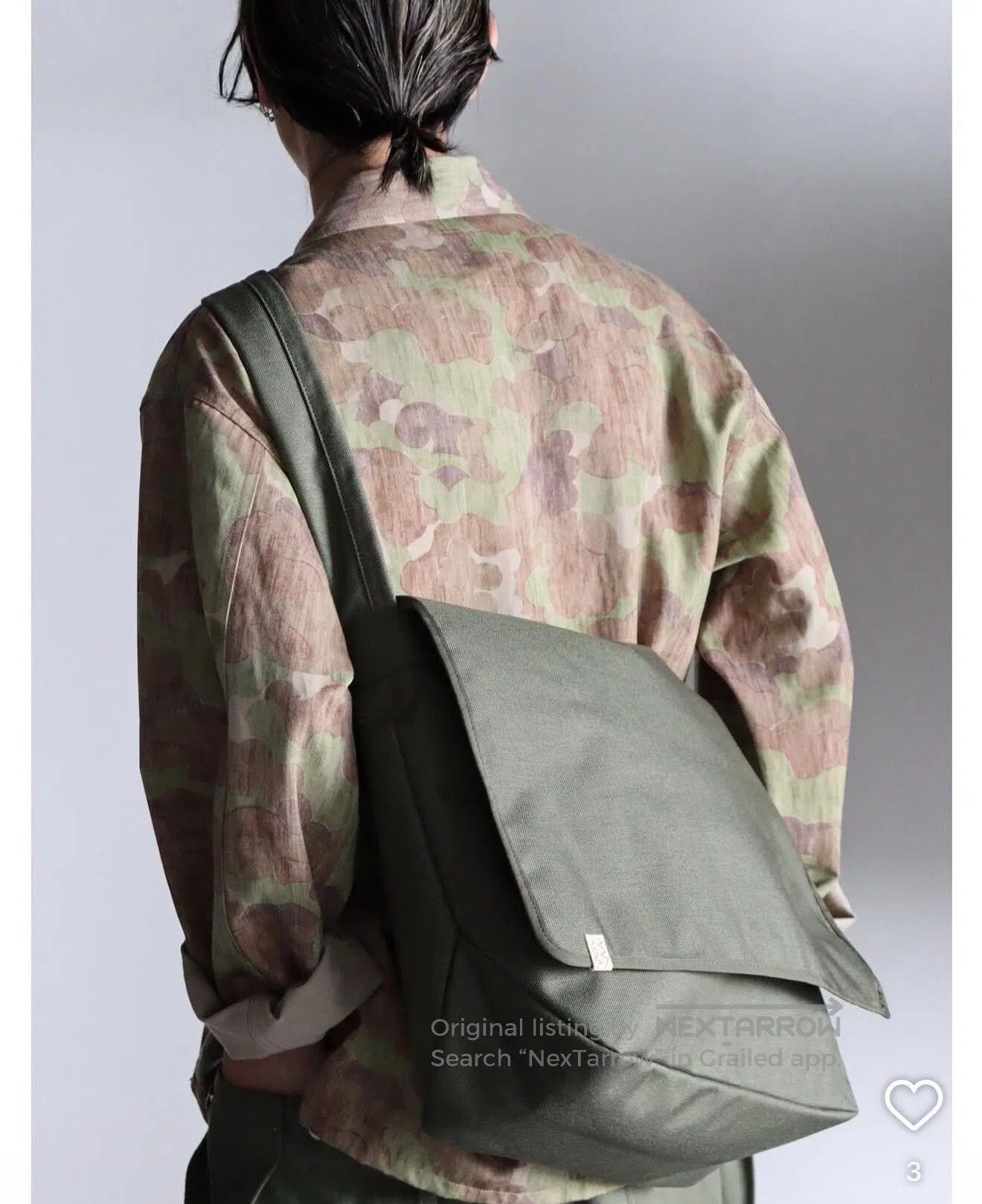Visvim Visvim Cordura Satchel Bag in Olive. Size ONE SIZE - 4 Thumbnail