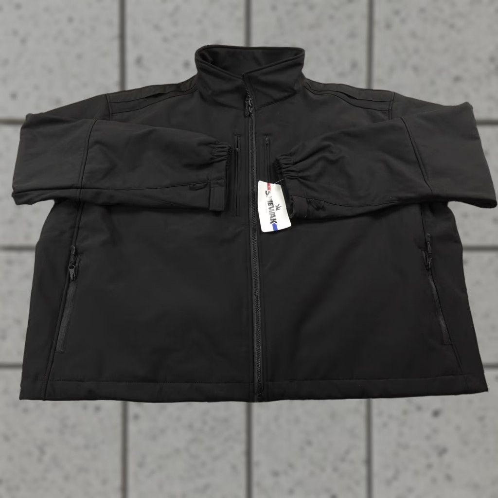Vintage Spiewak Jacket Mens 4XL Black Performance Soft Shell Full Zip Outdoor Coat Shirt Size US XXL / EU 58 / 5 - 1 Thumbnail