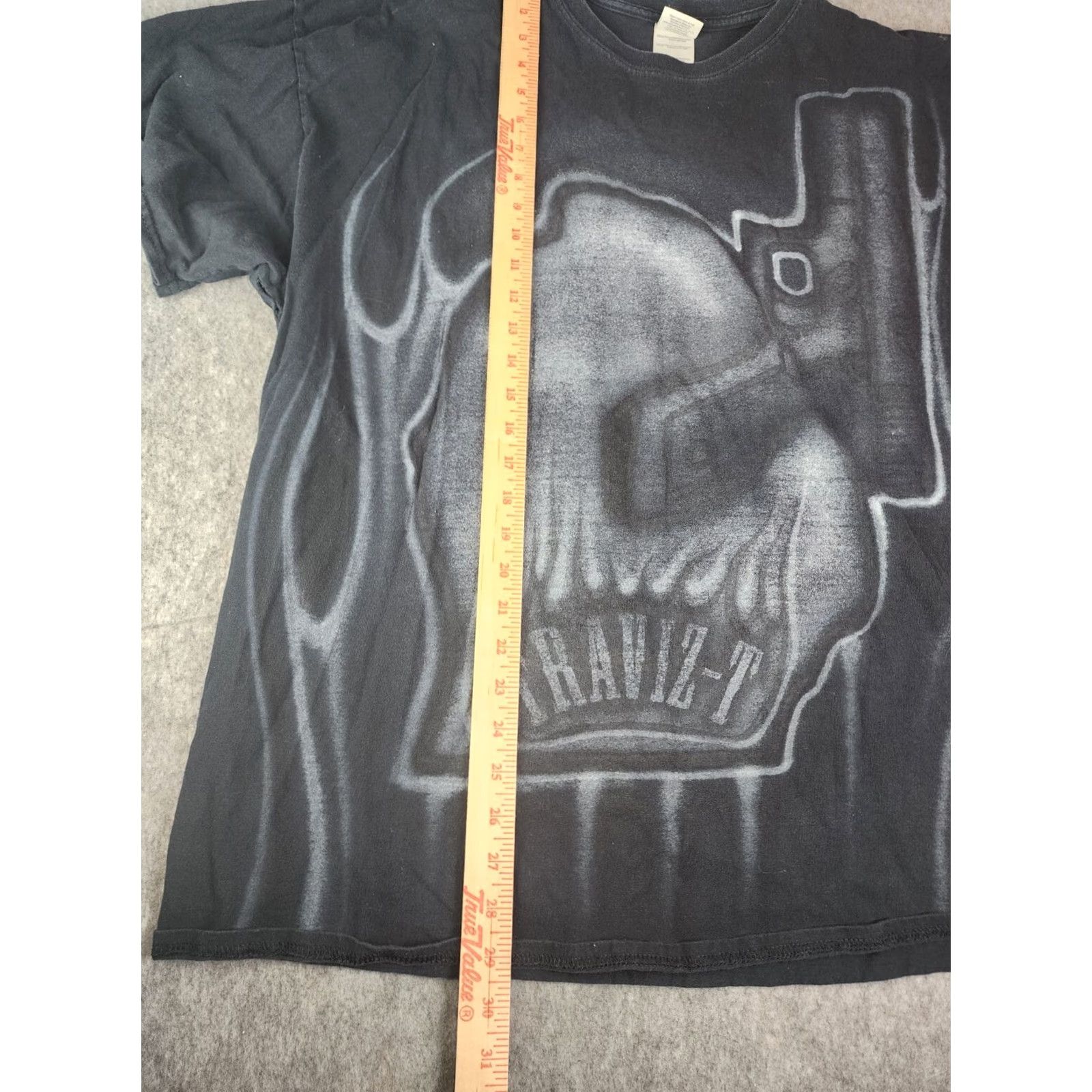 Gildan Gildan T-Shirt Michigan 2XL Distressed Skull Smoke Gray Men XL? Size US XXL / EU 58 / 5 - 4 Thumbnail