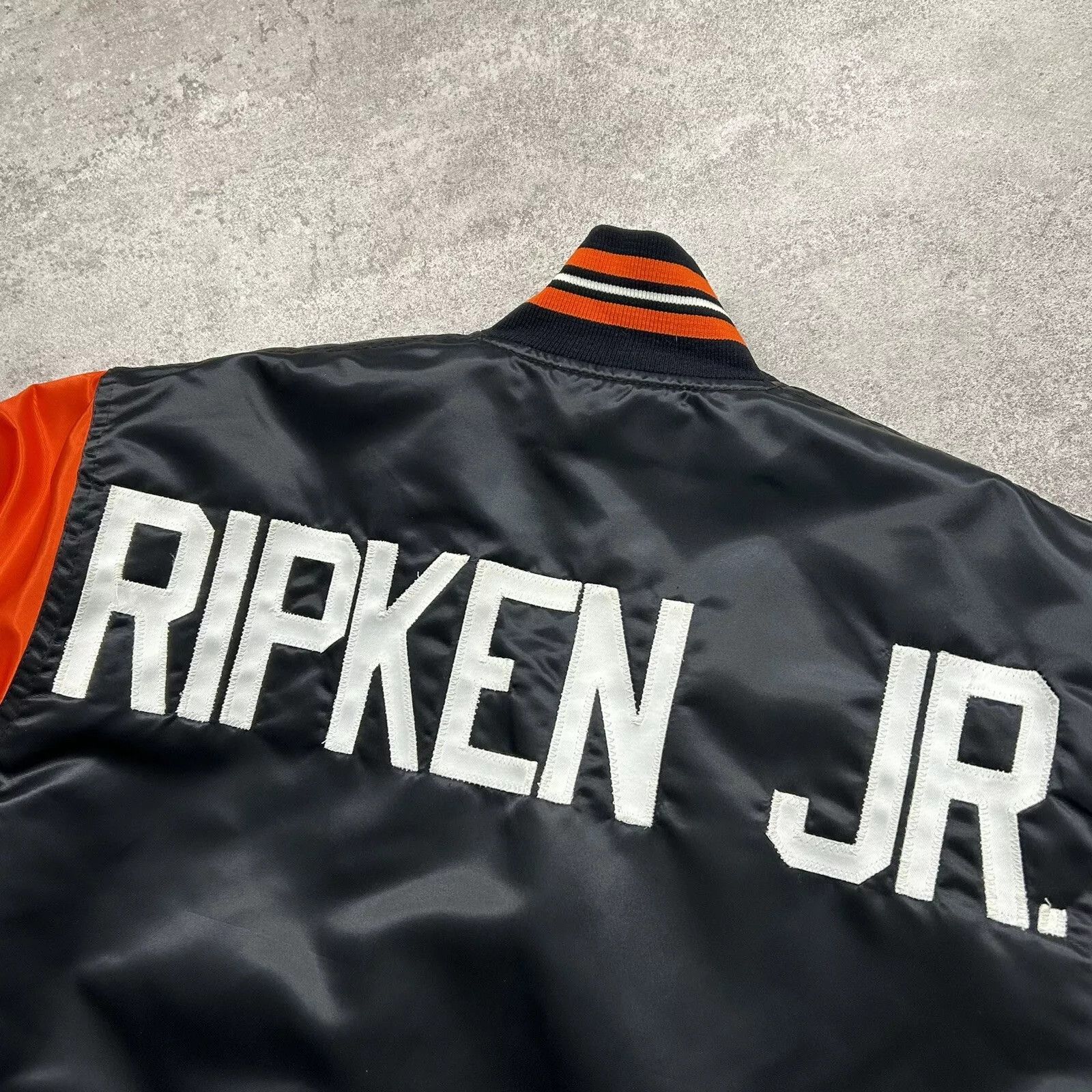 MLB × Starter × Vintage RARE DS MLB BALTIMORE ORIOLES CAL RIPKEN JR SATIN JACKET Size US M / EU 48-50 / 2 - 4 Thumbnail