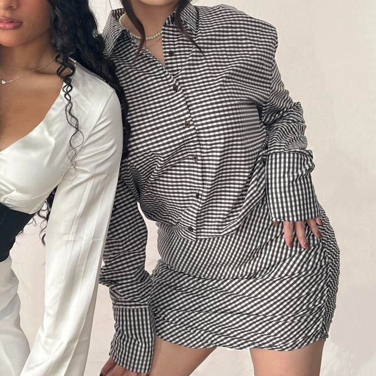 Lioness Lioness Moss 90's Dress Check Black / White ( S ) Size S / US 4 / IT 40 - 5 Thumbnail
