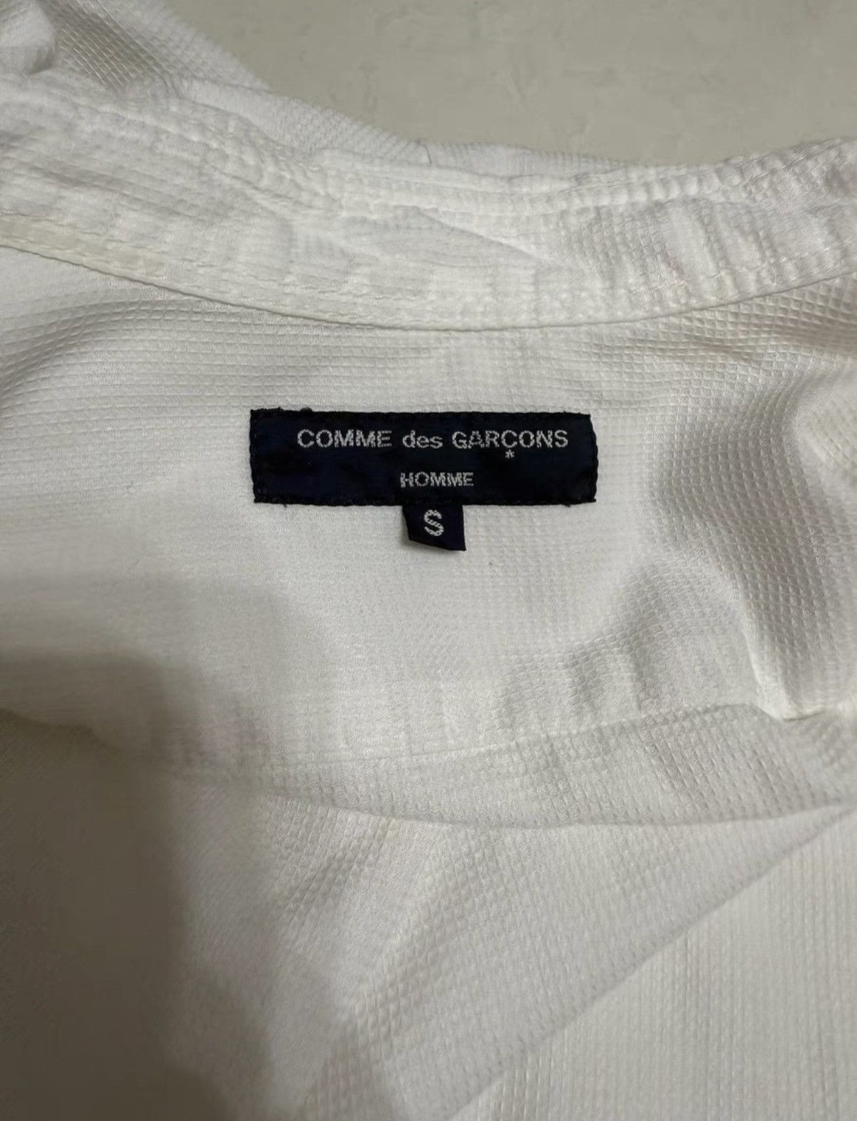 Comme des Garcons Comme des Garçons Homme Waffle-Knit Shirt Size US S / EU 44-46 / 1 - 5 Thumbnail
