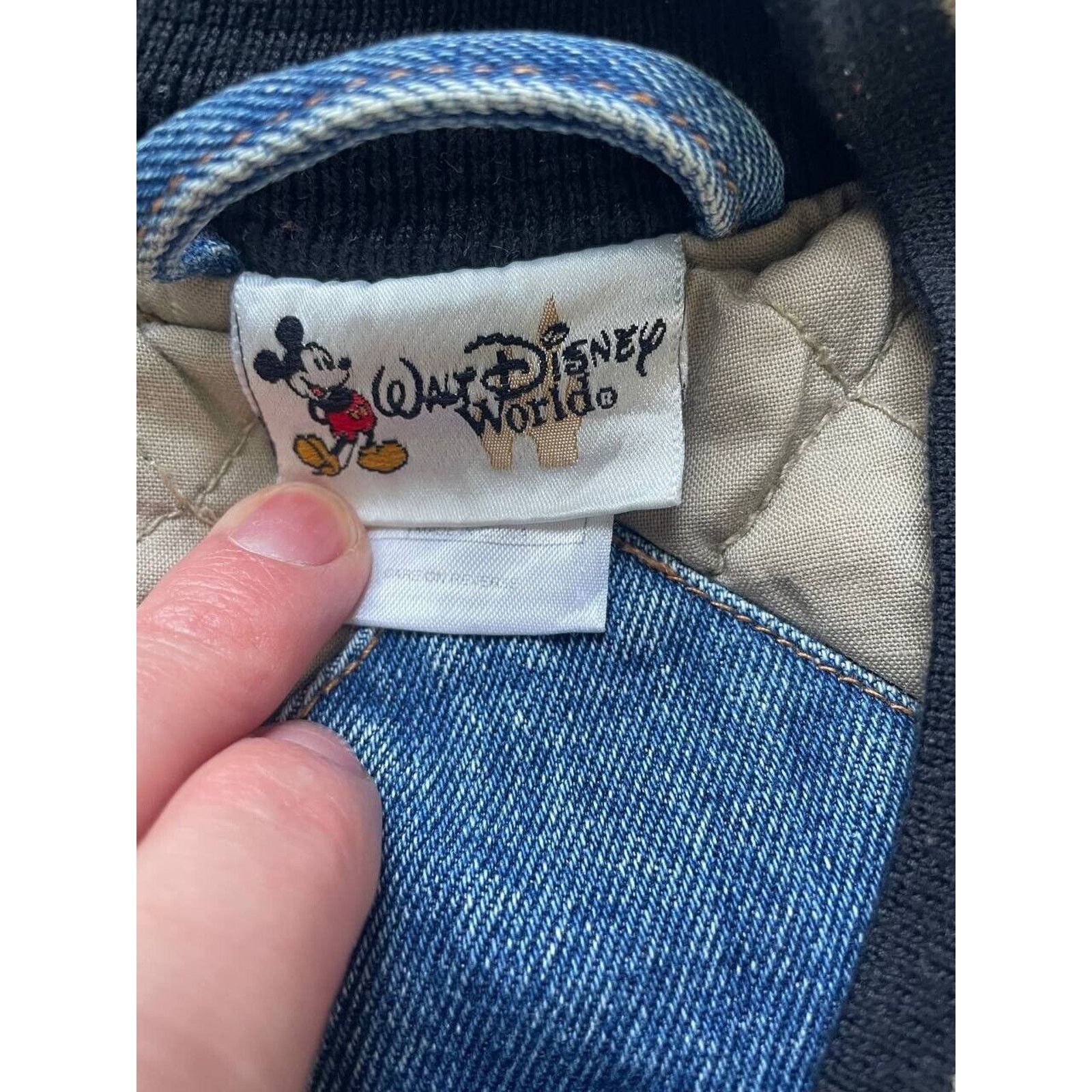 Disney × Vintage Vintage Disney Tigger Denim Varsity Jacket S Walt Disney Size US S / EU 44-46 / 1 - 7 Thumbnail