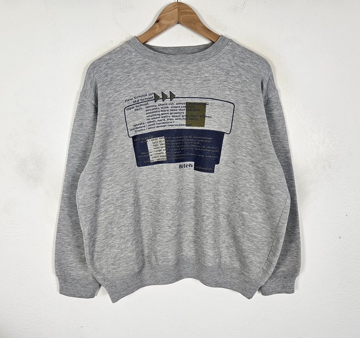 Hook-Ups Vintage Bitch Skateboards 90s skate sweatshirt Size US M / EU 48-50 / 2 - 2 Thumbnail