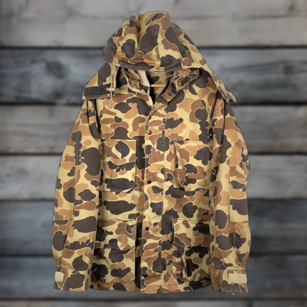 Vintage VINTAGE Fieldline Jacket Camouflage Parka + Liner Men XL Brown Thinsulate Reversible Lining Pockets Hooded Zip Coat Size US XL / EU 56 / 4 - 1 Thumbnail