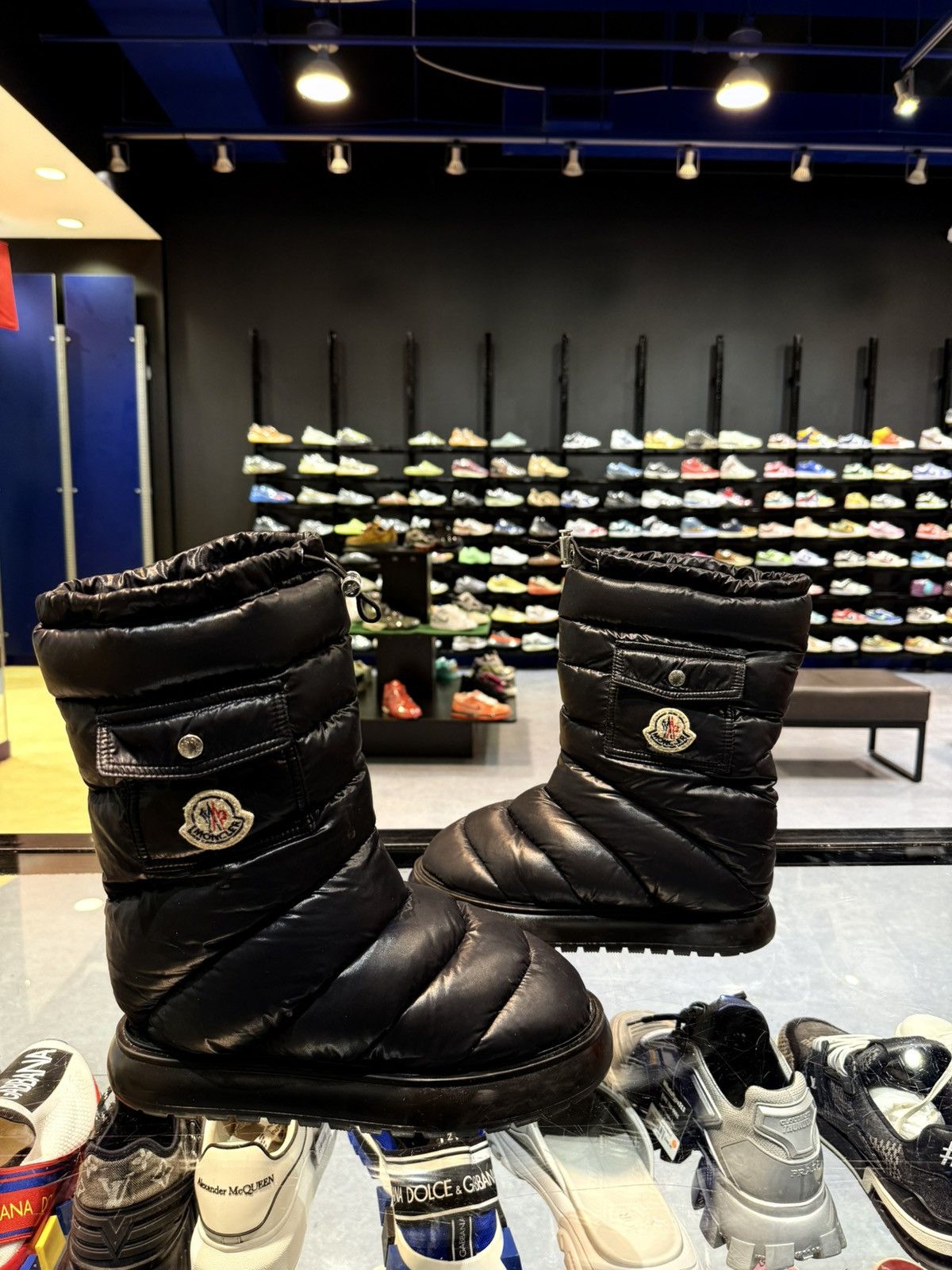 Moncler AUTHENTIC Moncler Gaia Pocket Puffer Snow Boot BLACK Size 40 Size US 10 / IT 40 - 1 Thumbnail