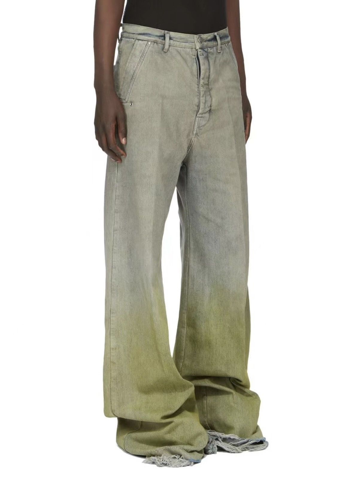 Rick Owens Tailored Bela Distressed Denim Jeans in Degrade Jeans Size US 34 / EU 50 - 6 Thumbnail