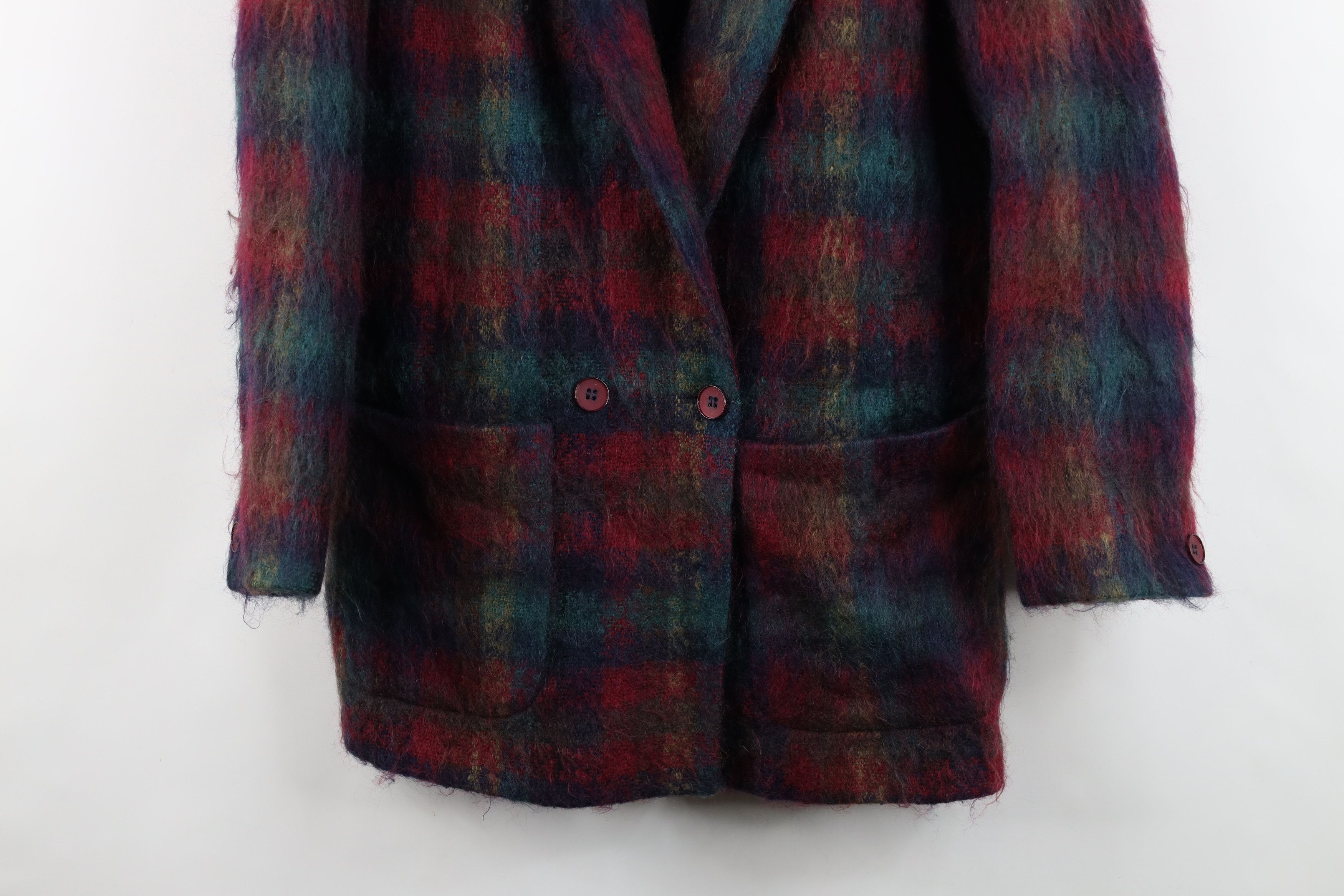 Vintage Vintage 90s Streetwear Mohair Shag Blazer Suit Jacket USA Size M / US 6-8 / IT 42-44 - 3 Thumbnail