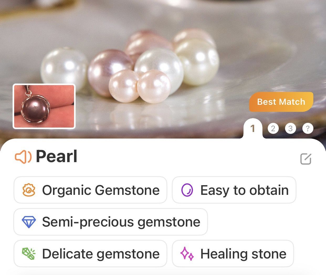 Handcrafted genuine fresh water pearl pendant necklace