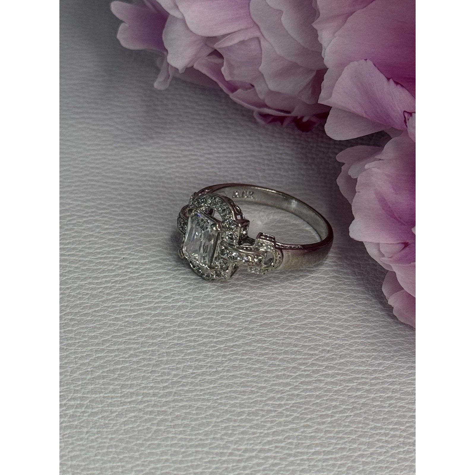 Jewelry BEAUTIFUL 925 STERLING SILVER CZ RING SIZE 10 Size ONE SIZE - 3 Thumbnail