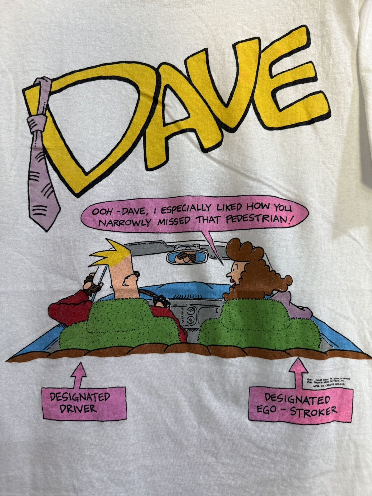 Cartoon Network × Vintage Vintage 90s DAVE David Miller By Creative Images Tee Size US L / EU 52-54 / 3 - 2 Thumbnail