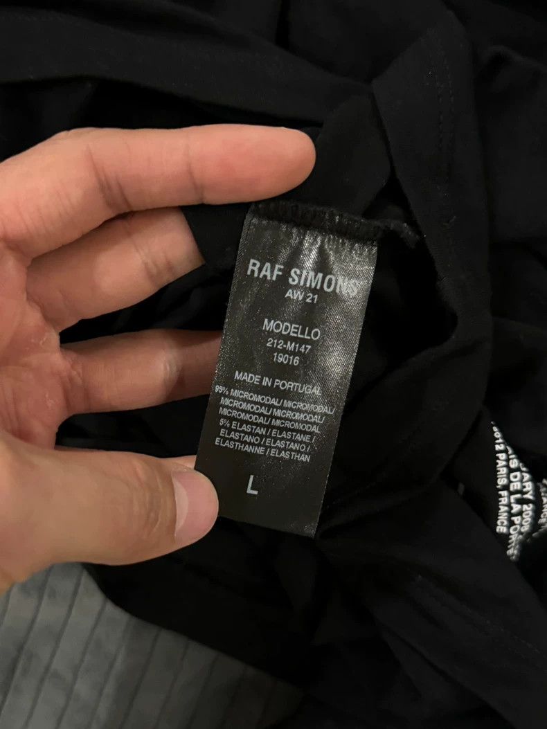 Raf Simons Raf simons 21aw black turtleneck base long sleeves 2501-Nex Size US L / EU 52-54 / 3 - 6 Thumbnail