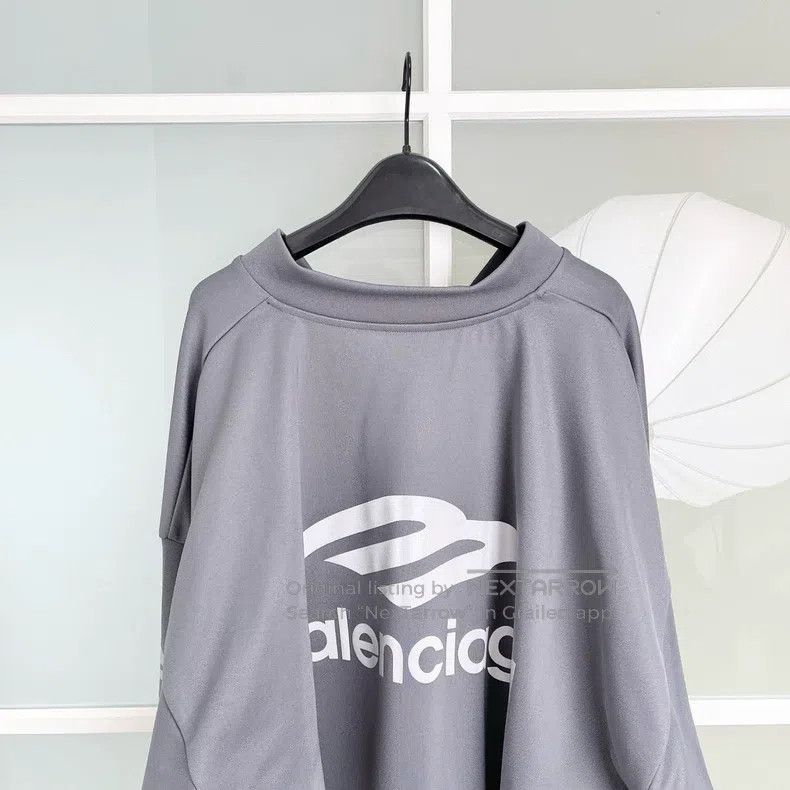 Balenciaga Balenciaga Gray Ski Series Ice Hockey Long Sleeve Shirt Size US XXS / EU 40 - 7 Thumbnail