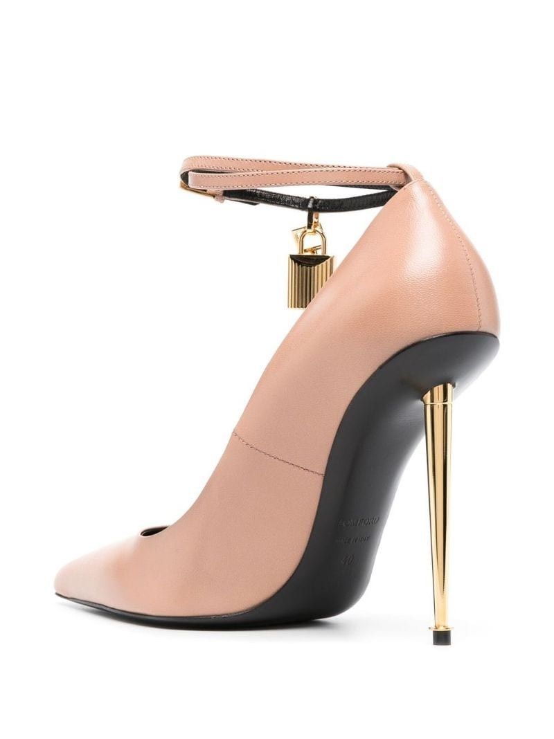 Tom Ford o1loc1c0525 Padlock Pointed Toe Pumps in Pink Size US 8 / IT 38 - 3 Thumbnail