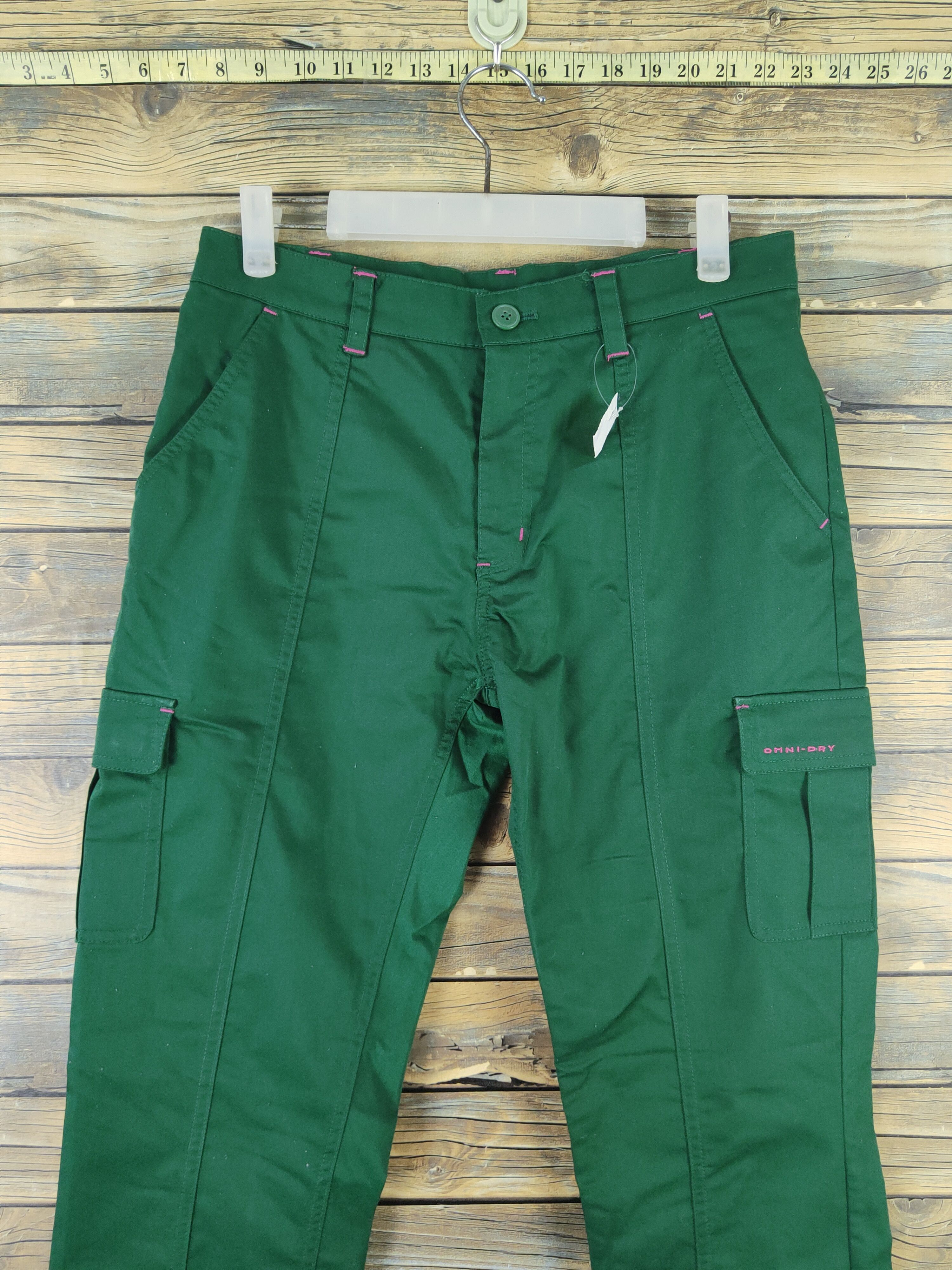 Columbia DL Columbia Green Multipocket Tactical Cargo Pants #728 Size 31" - 2 Thumbnail