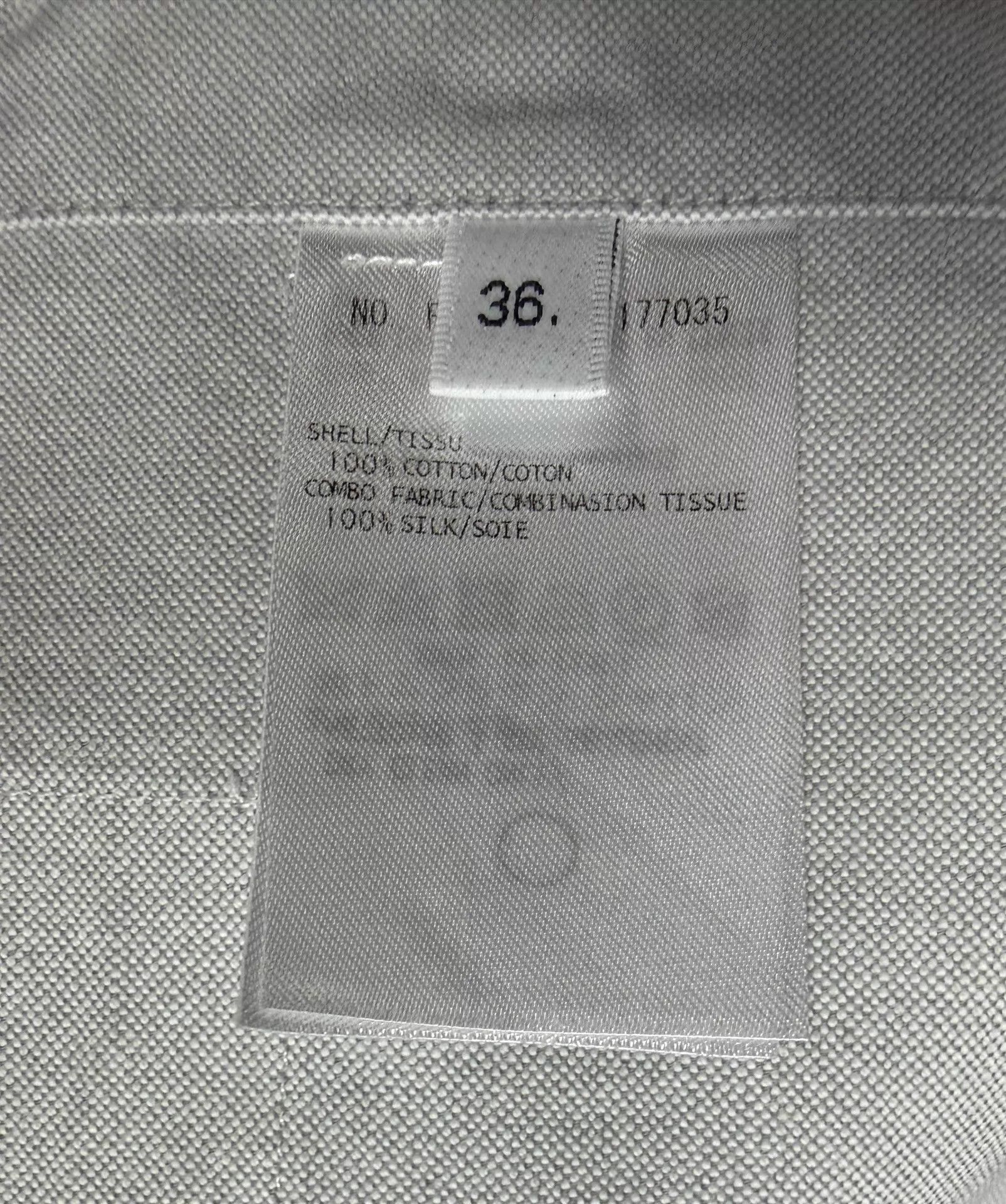Thom Browne Thom Browne Women's Gray Oversized 4-Bar Oxford Shirt Size XS / US 0-2 / IT 36-38 - 5 Thumbnail