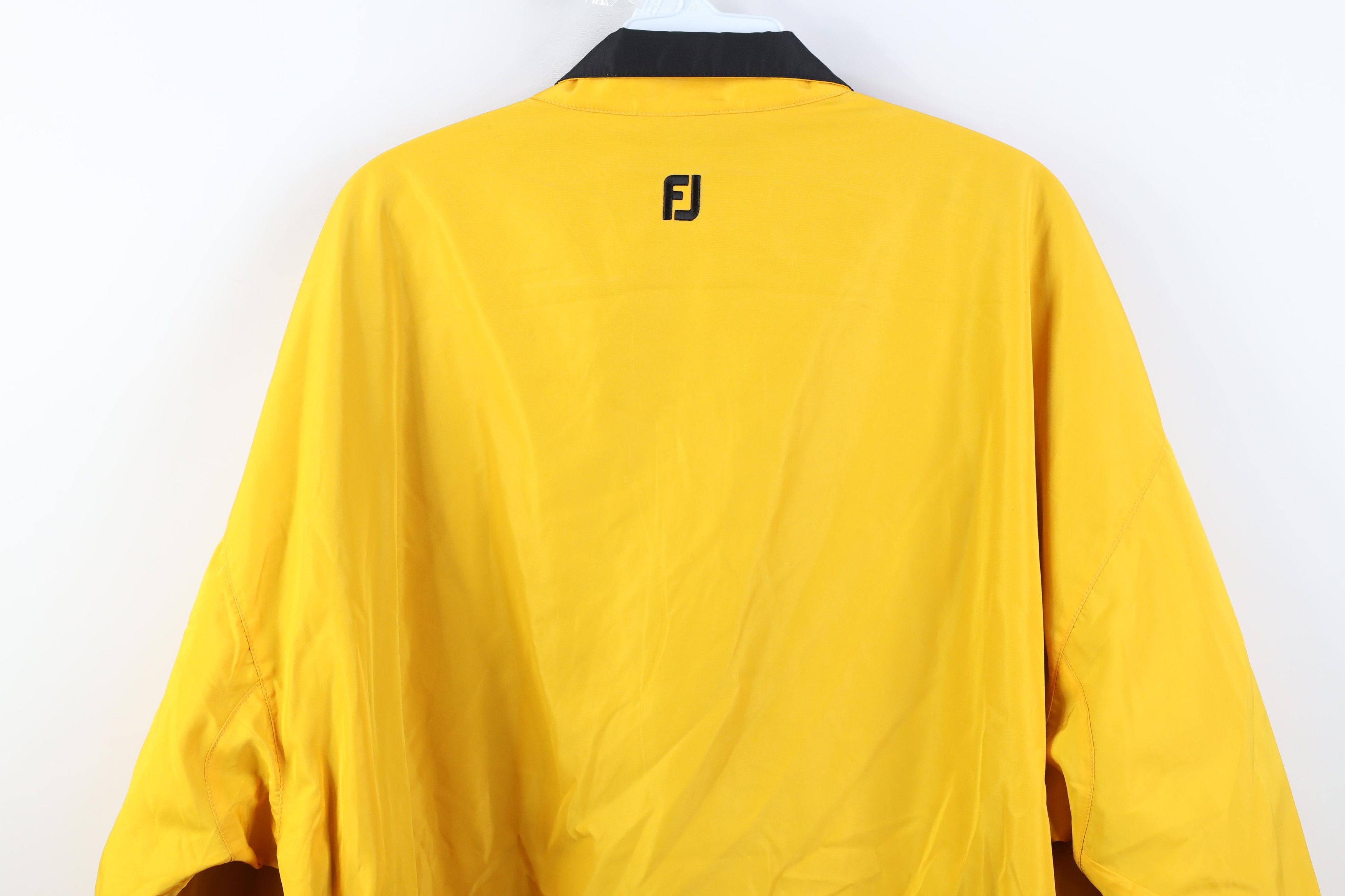 Footjoy FootJoy DryJoys Golfing Golf Rain Jacket Windbreaker Yellow Size US L / EU 52-54 / 3 - 15 Thumbnail