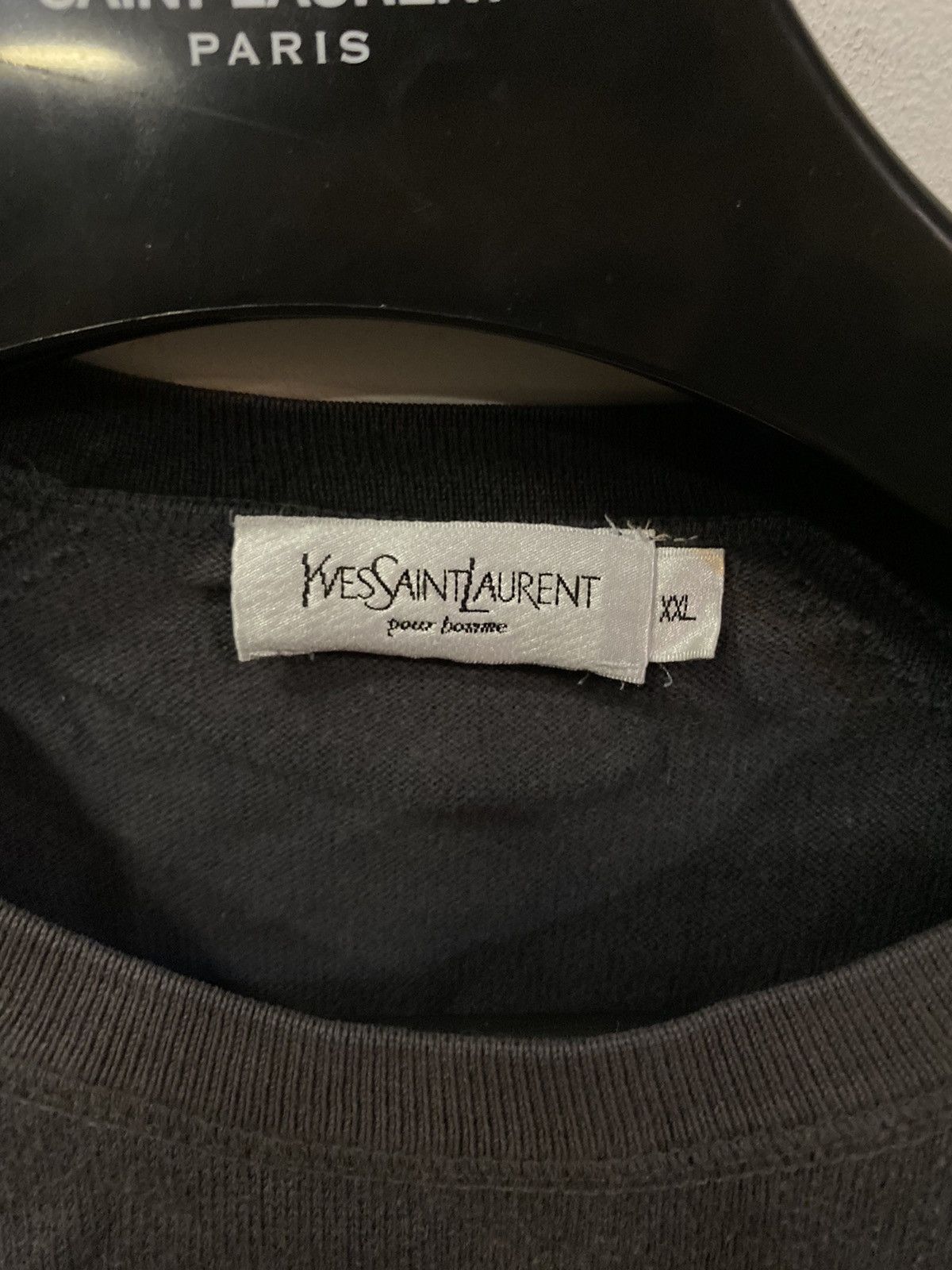 Yves Saint Laurent Grey YSL Sweater Light Saint Laurent Sweater YSL Longsleeve Size US XXL / EU 58 / 5 - 4 Thumbnail