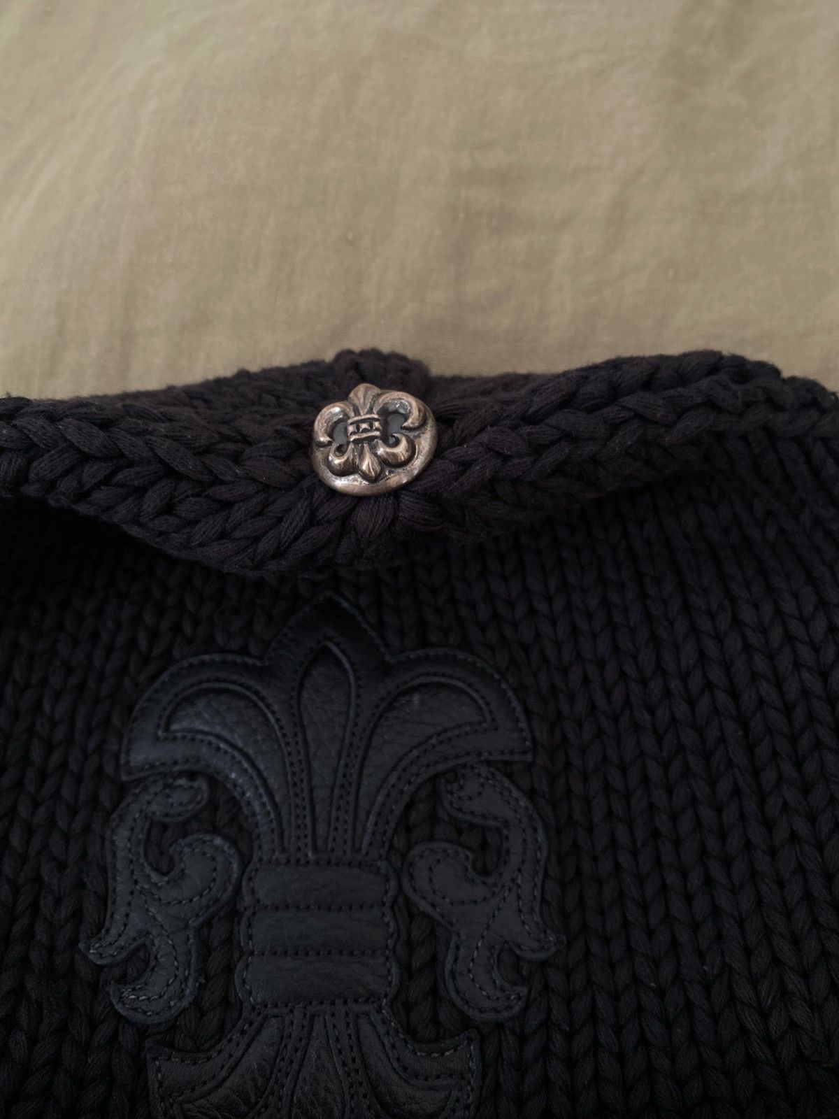 Chrome Hearts Chrome Hearts BS Fleur Beanie Size ONE SIZE - 2 Thumbnail
