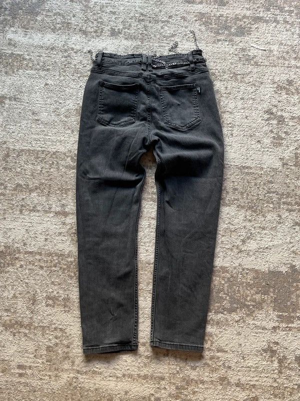 Moschino Love Moschino Sz 26 Slim Grey Jeans Denim Size 26" / US 2 / IT 38 - 2 Thumbnail