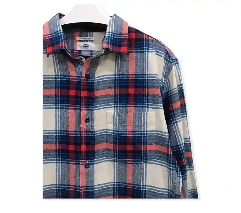 Flannel Old Navy Plaid Tartan Flannel Shirt Size US M / EU 48-50 / 2 - 3 Thumbnail