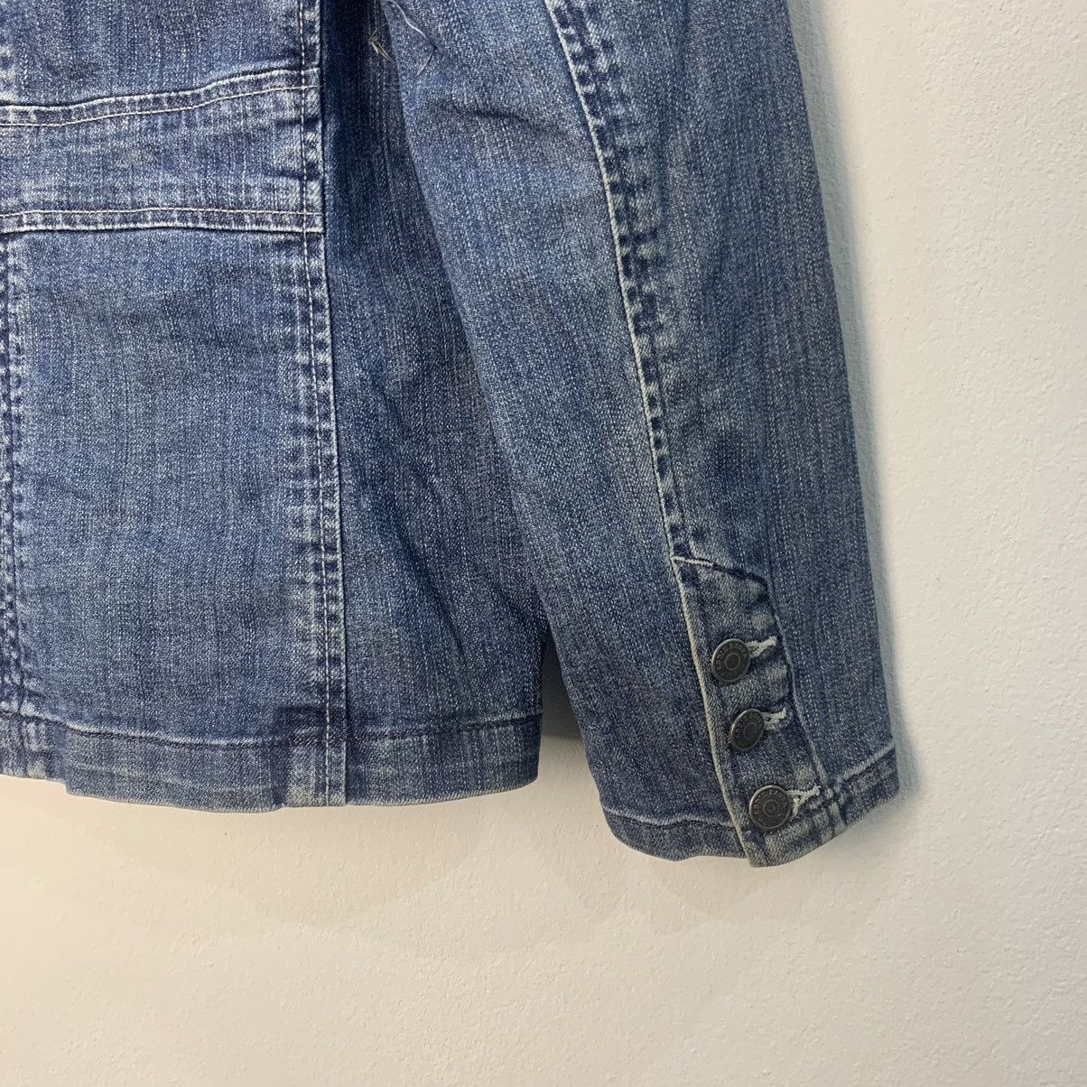 Eddie Bauer × Vintage Eddie Bauer Denim Jacket Jeans Women Size M / US 6-8 / IT 42-44 - 6 Thumbnail