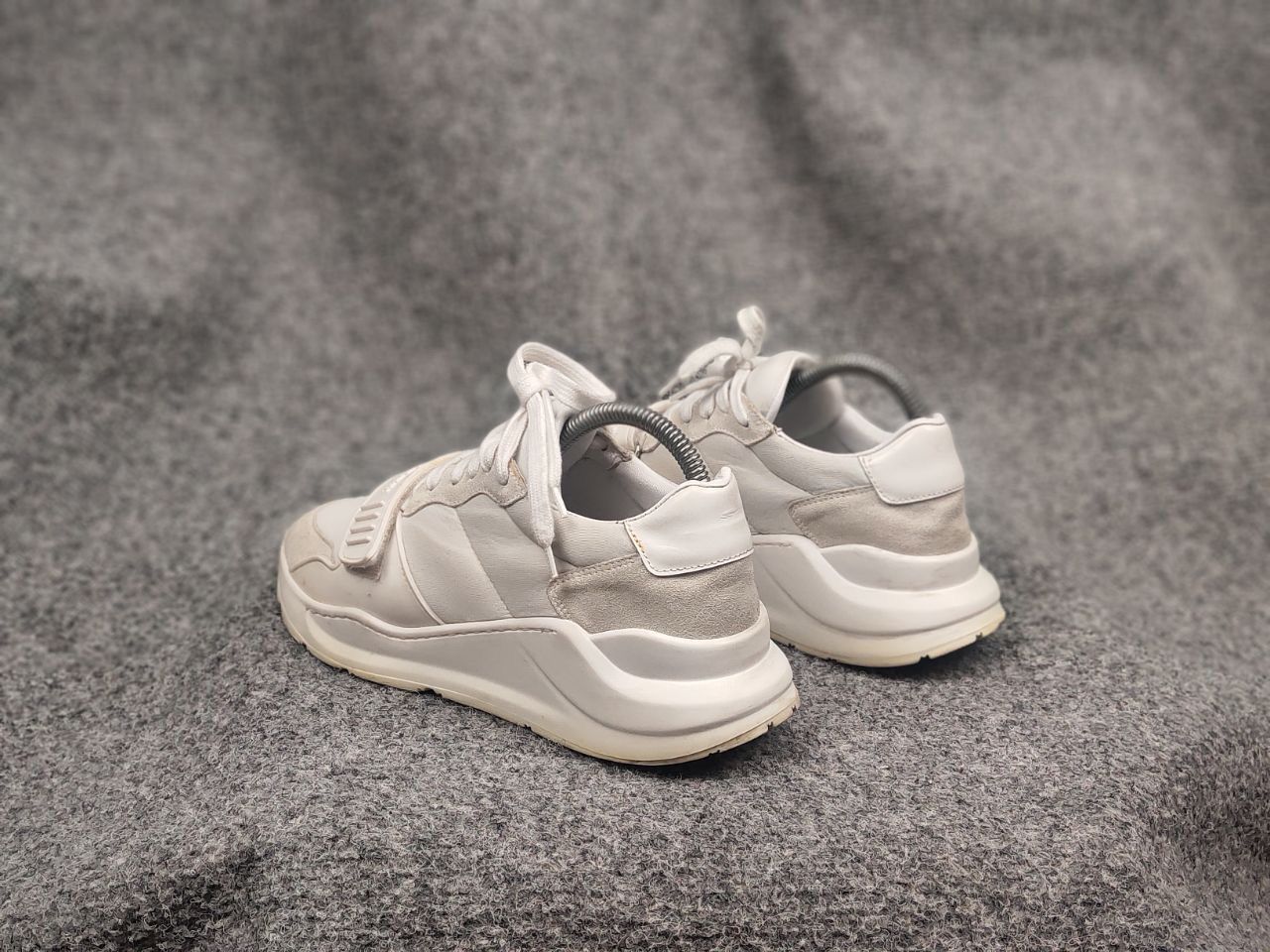 Burberry Burberry Ramsey Trainers Logo White Low-Top Sneakers Size US 6.5 / IT 36.5 - 11 Thumbnail