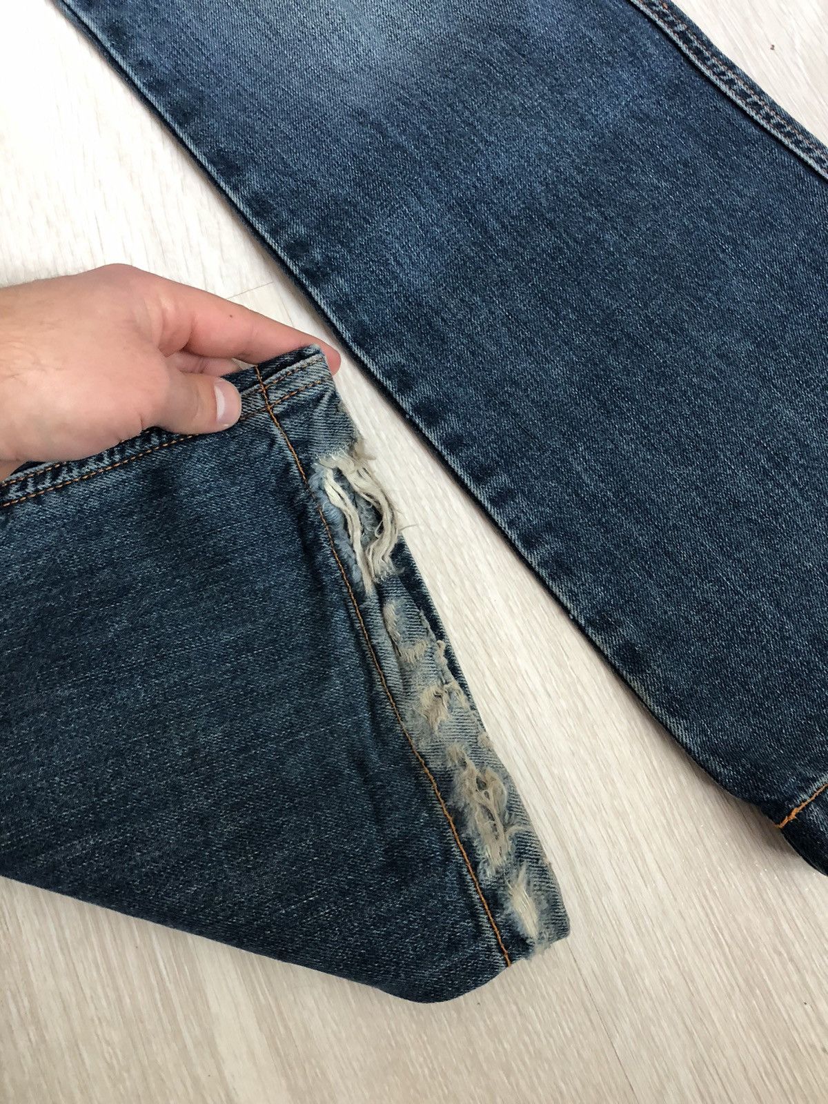 Diesel × Vintage Vintage Diesel Y2K Flared Denim Jeans Size 32" / US 10 / IT 46 - 4 Thumbnail