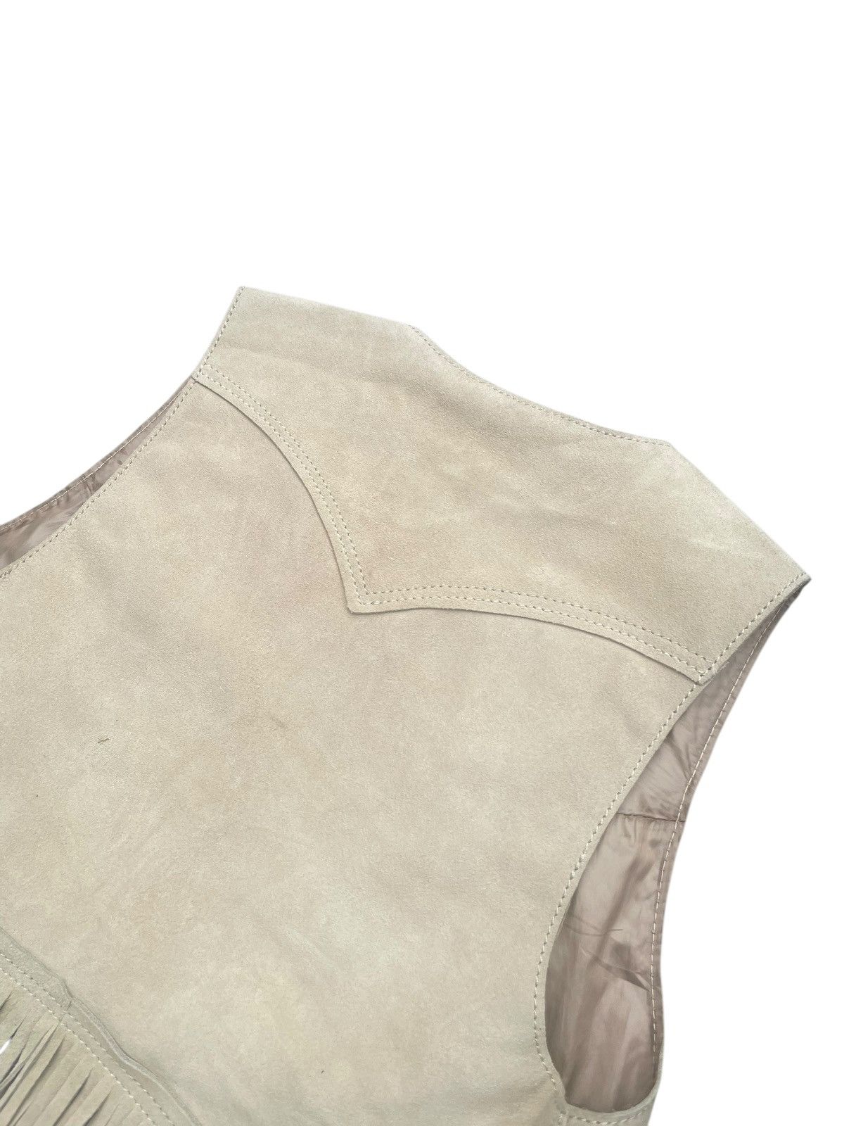 Japanese Brand Party People Kitson Japan Leather Vest Size XXS / US 00 / IT 34 - 6 Thumbnail