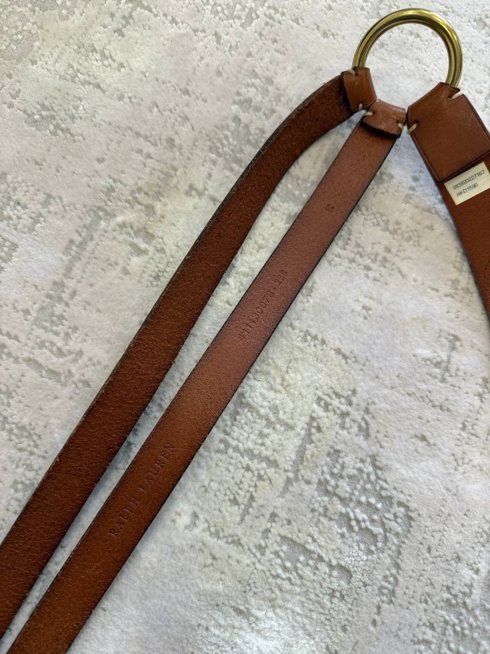 Lauren Ralph Lauren Ralph Lauren Genuine Leather Brown Double buckle rodeo Belt Size ONE SIZE - 3 Thumbnail